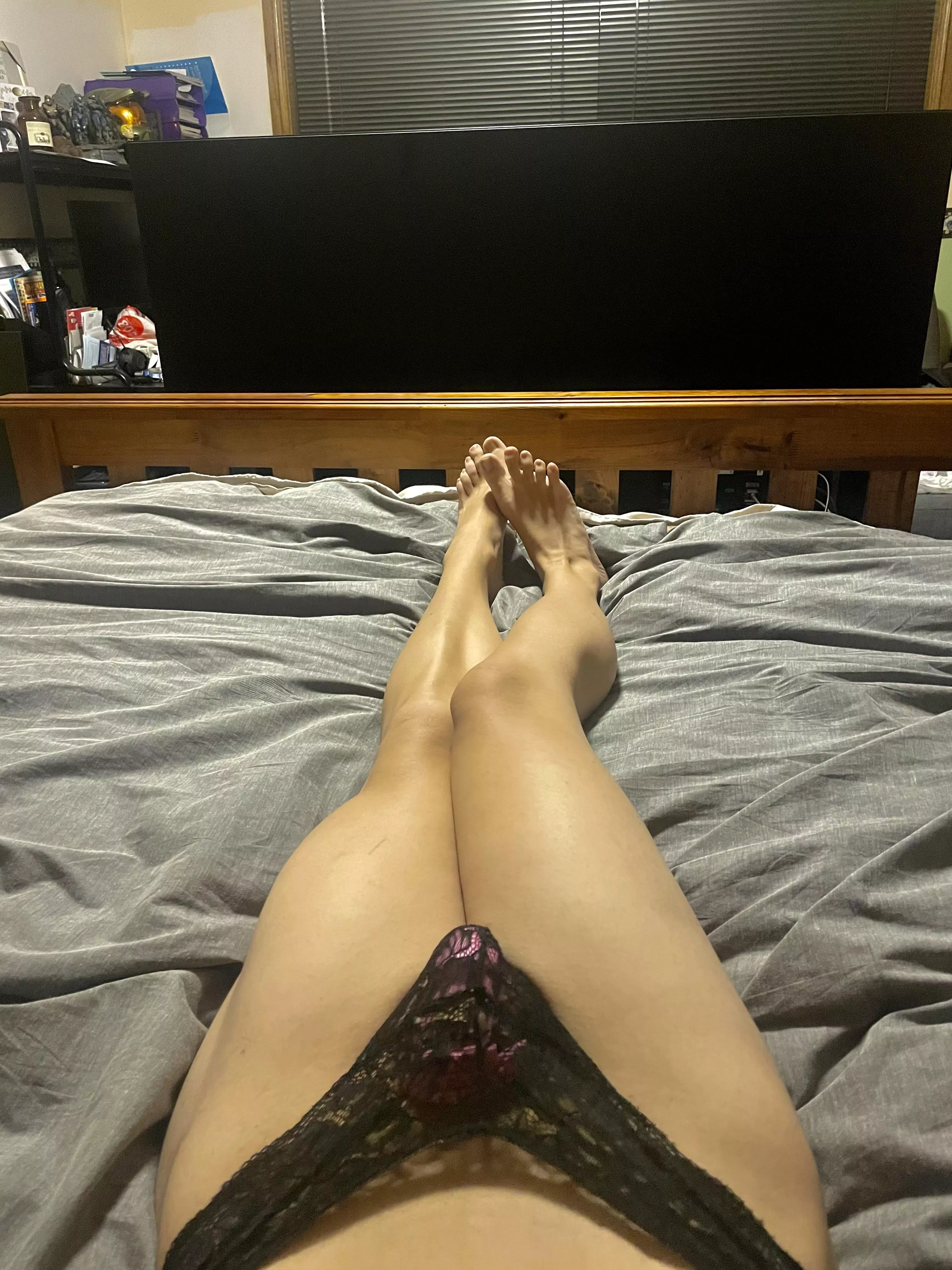 Love how I can see my chastity through my panties! posted by Vanessa_Watson