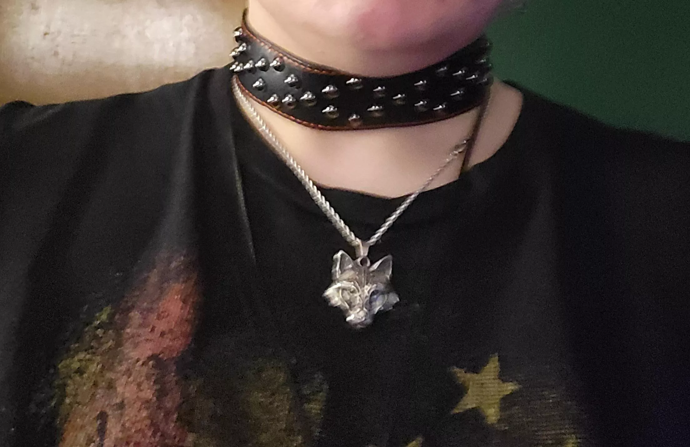 love my collar. Love my Alpha more 💜💙💜💙💜💙💜 posted by ChubbyLilWolf