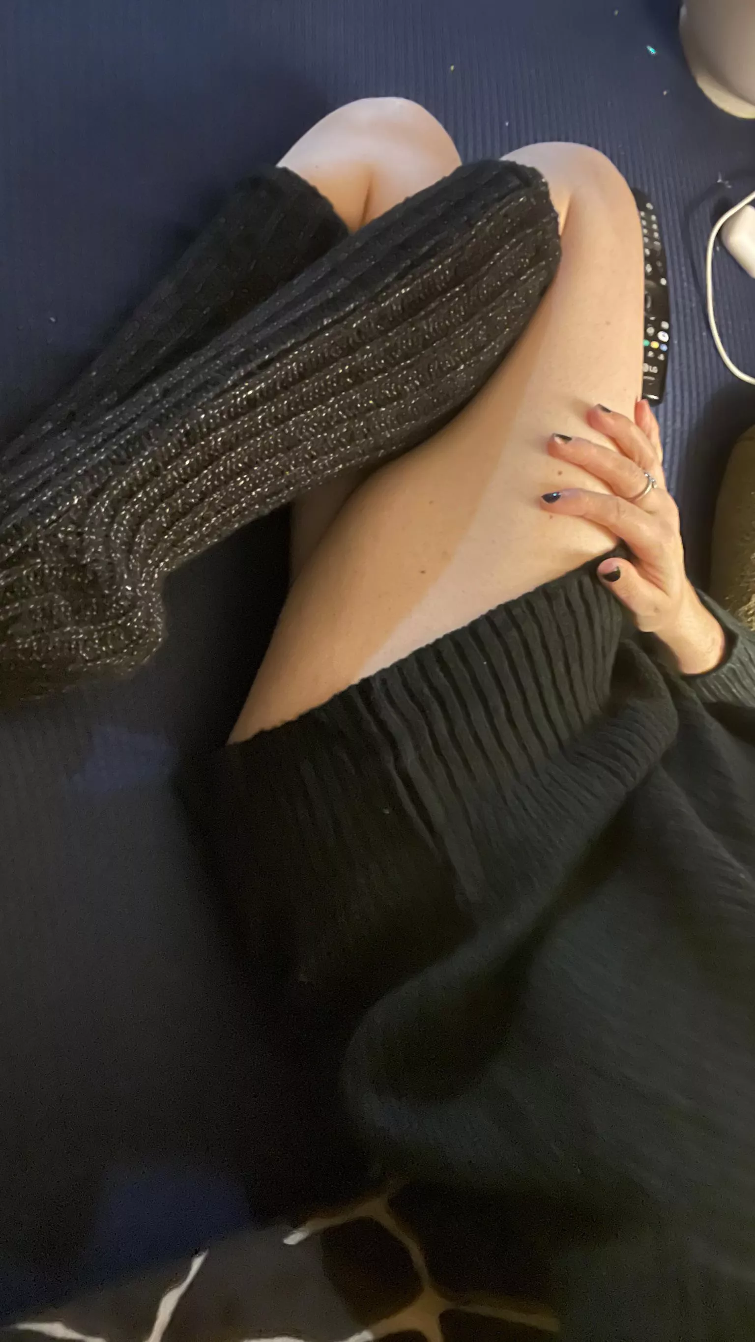 love my fuzzy lounging socks 🧦 posted by thicccerbell