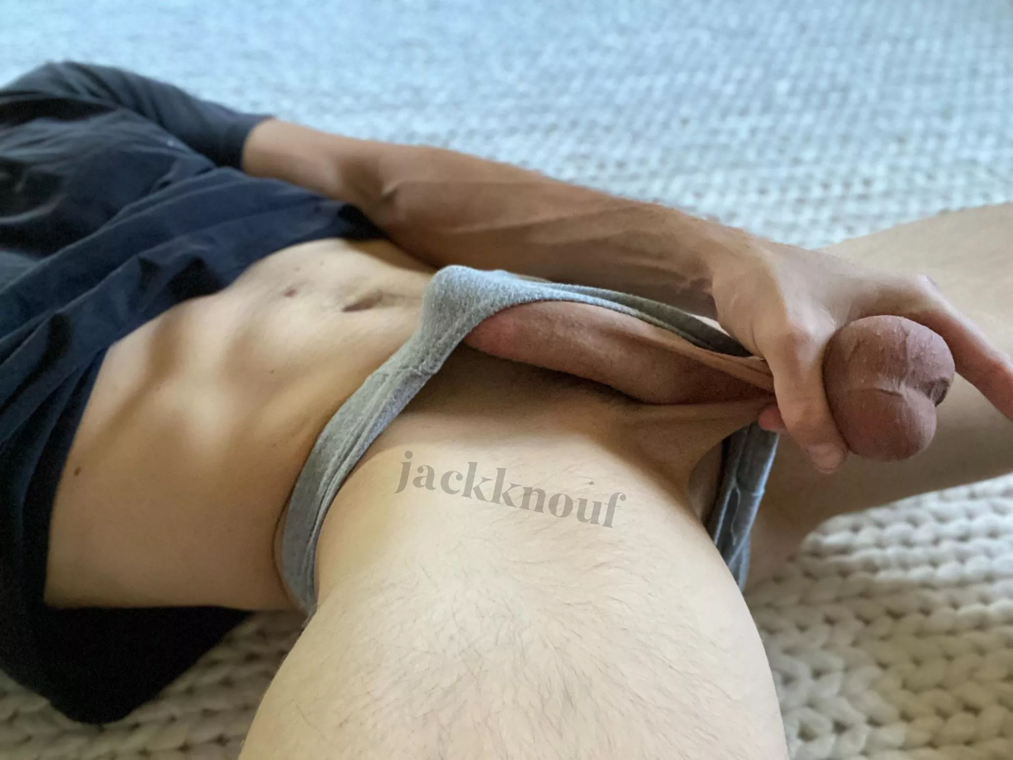 Love pulling my balls below my briefs, would you grab on for me? posted by jackknouf