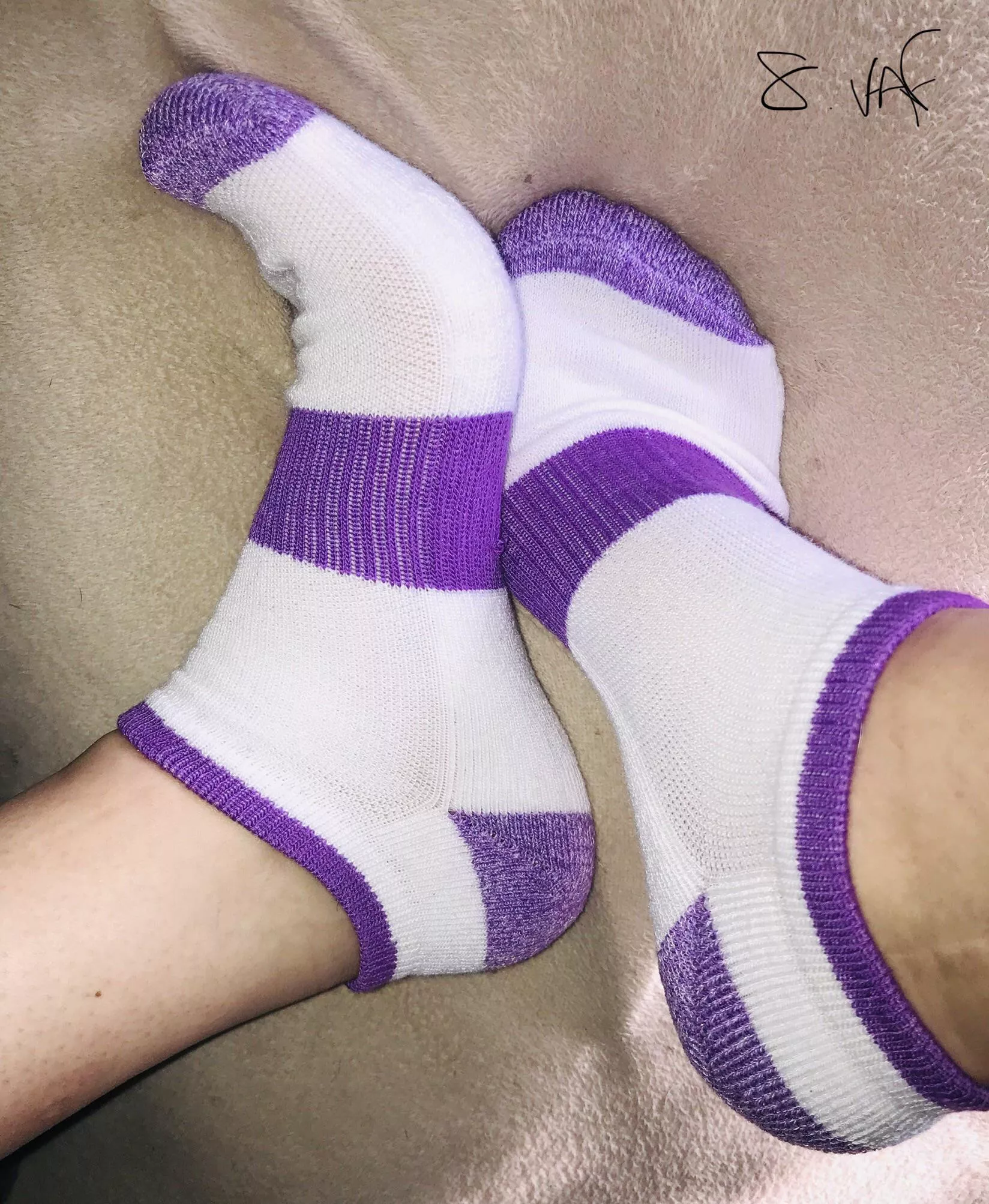 Love purple ;) New pair to put into my smelly sweaty boots for the day posted by SVanF15