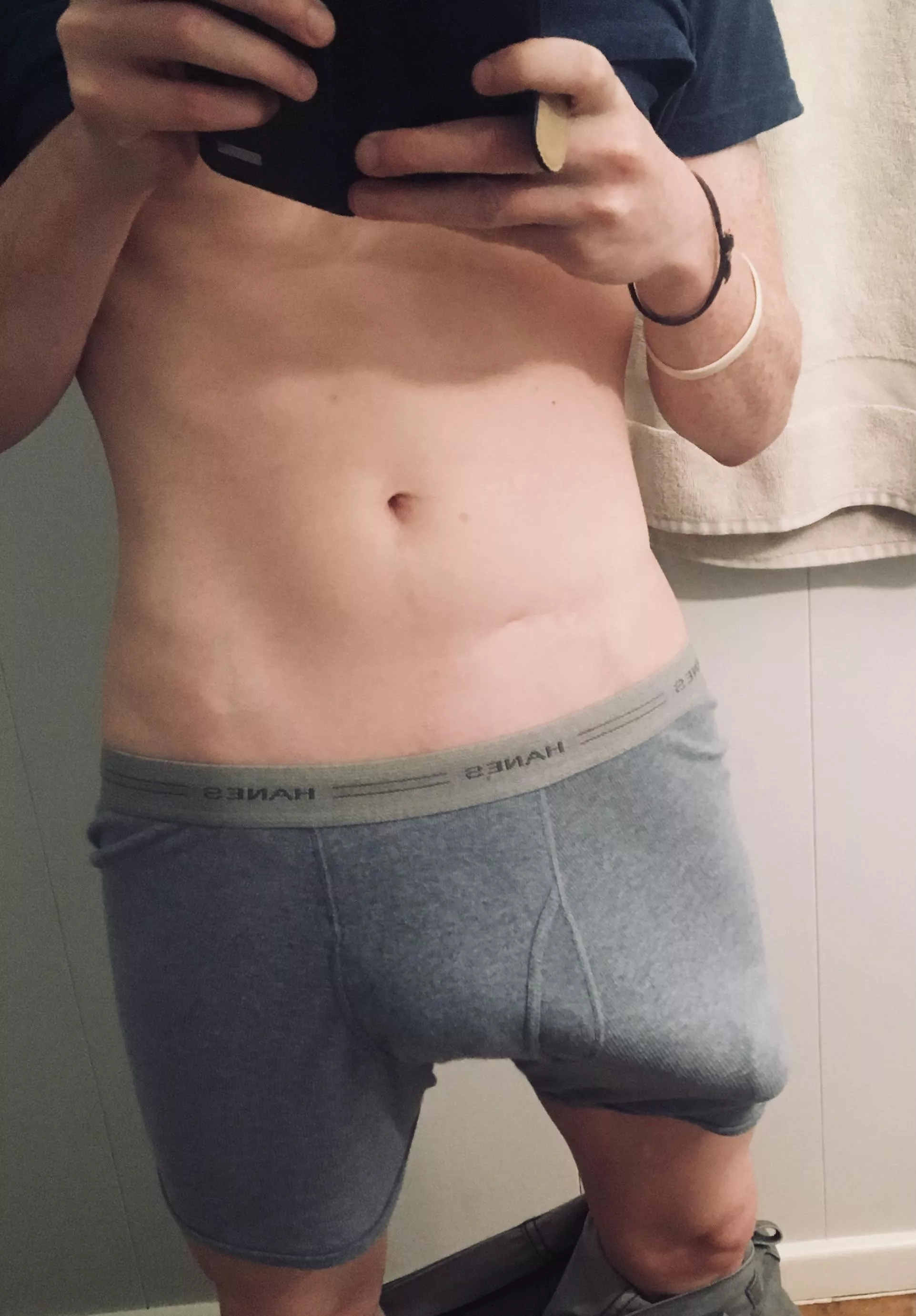 Love stroking thru my shorts. posted by InternetDouble2k