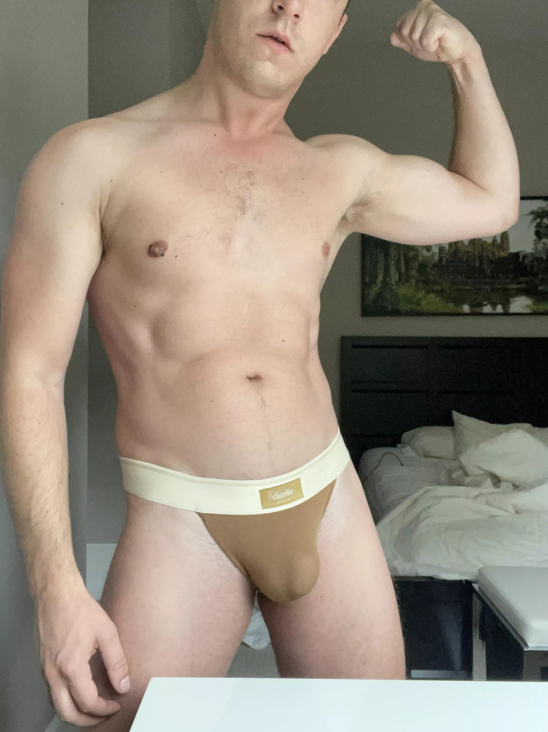 Love the bulge this thong gives posted by bubblebuttb0i