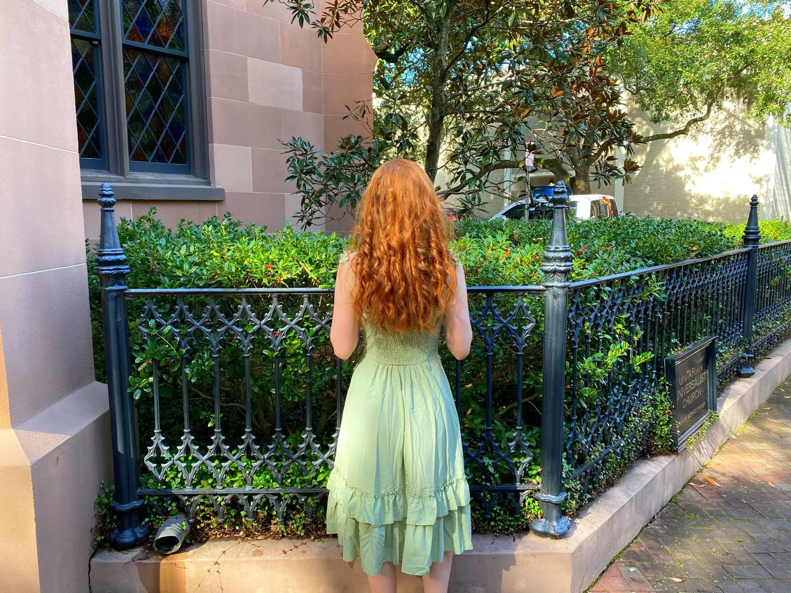 Love the contrast between my hair & my dress posted by zestyzebra99