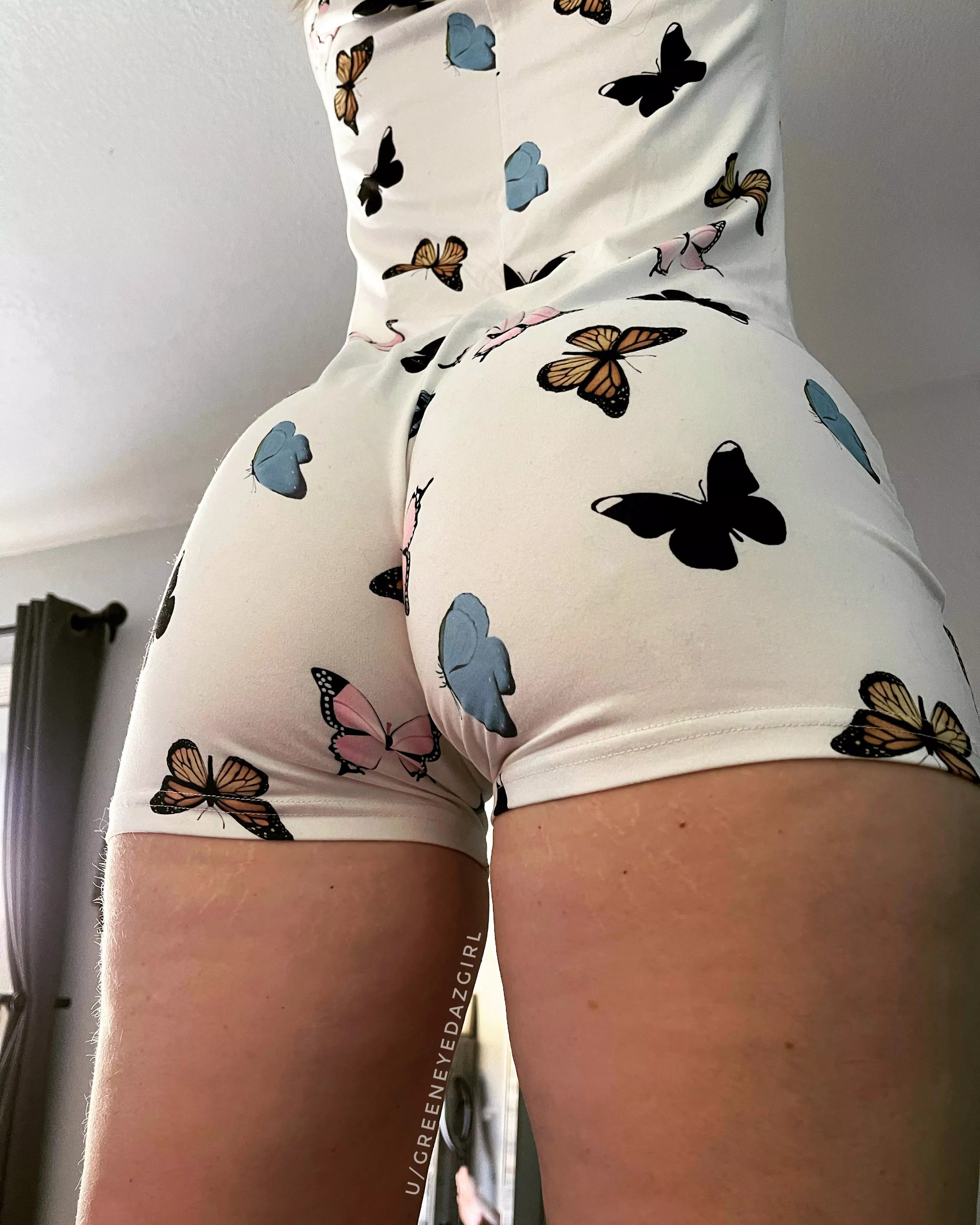 Love the way this romper hugs my booty! posted by GreenEyedAZGirl