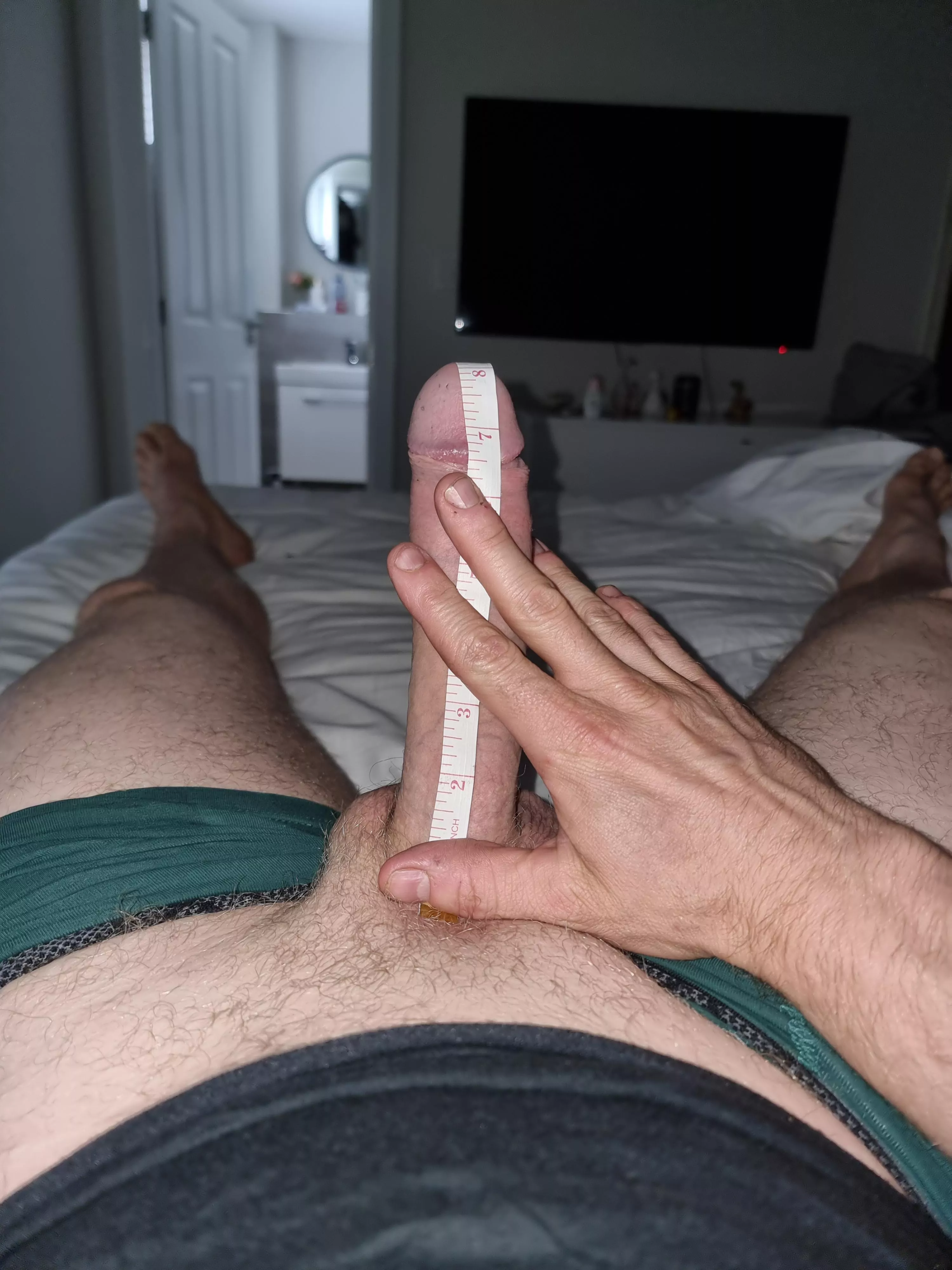 love to measure my cock posted by SurroundRoyal4882