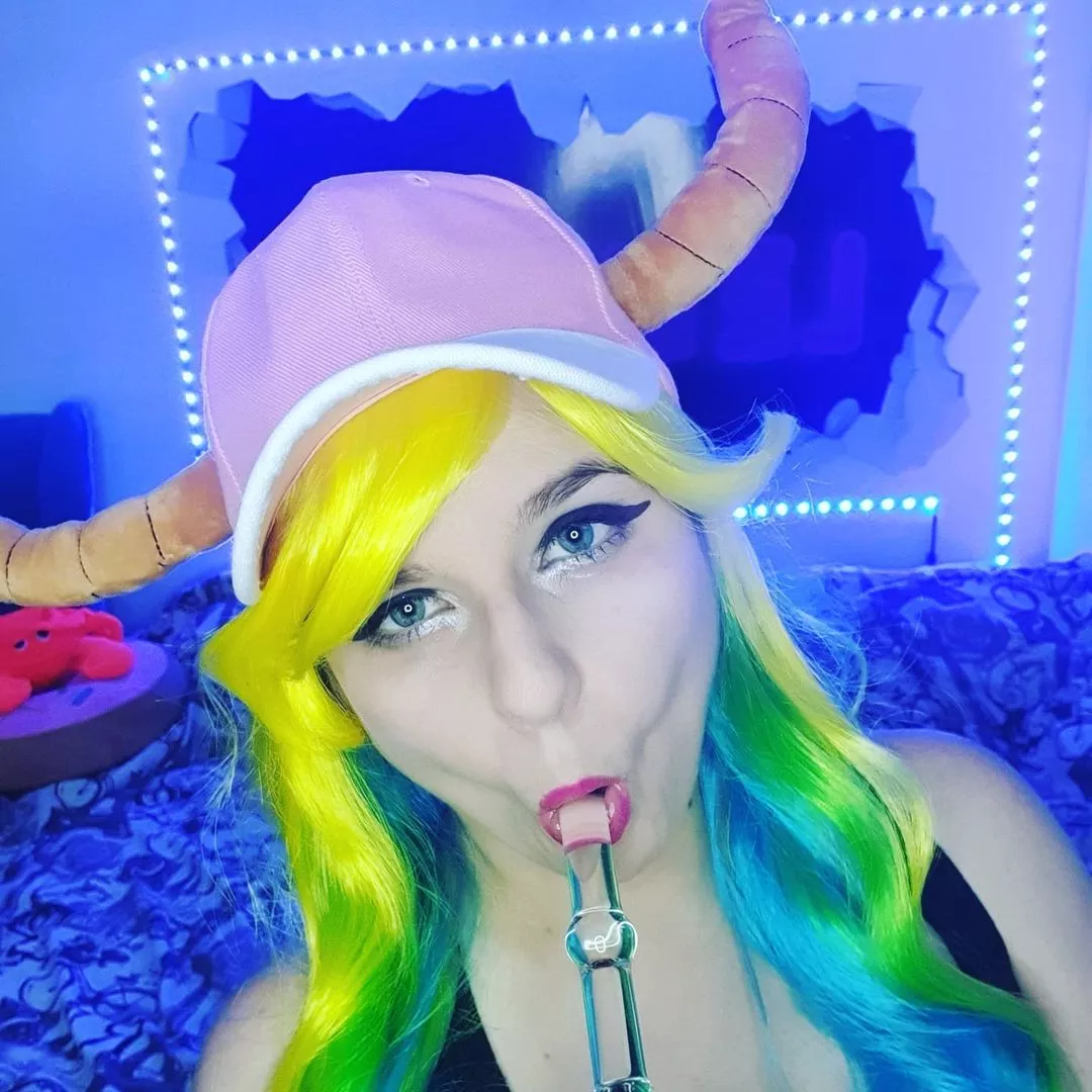 Lucoa's (Dragon Maid) SEXED Lesson 1 by @Lenayaof (anime cosplay) - link in comments posted by 002NeeDarling