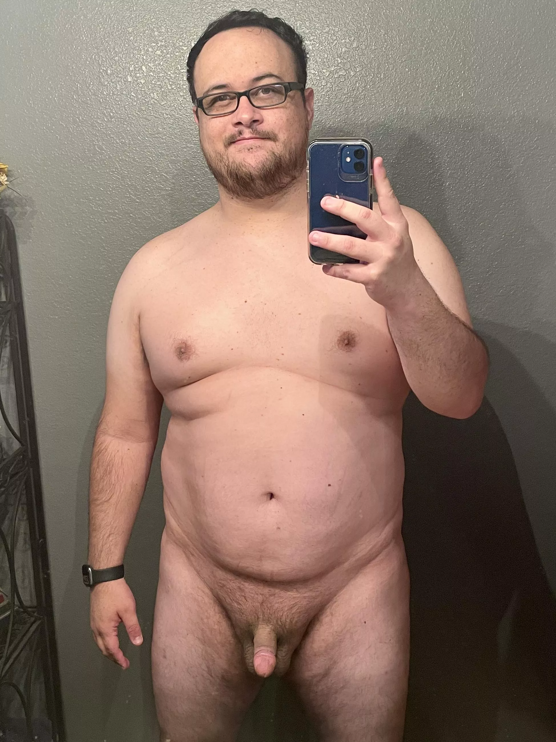 [M] 31, 283lbs, 6’2” - Working on my confidence one nude pic at a time. posted by Seismic-Shrimp