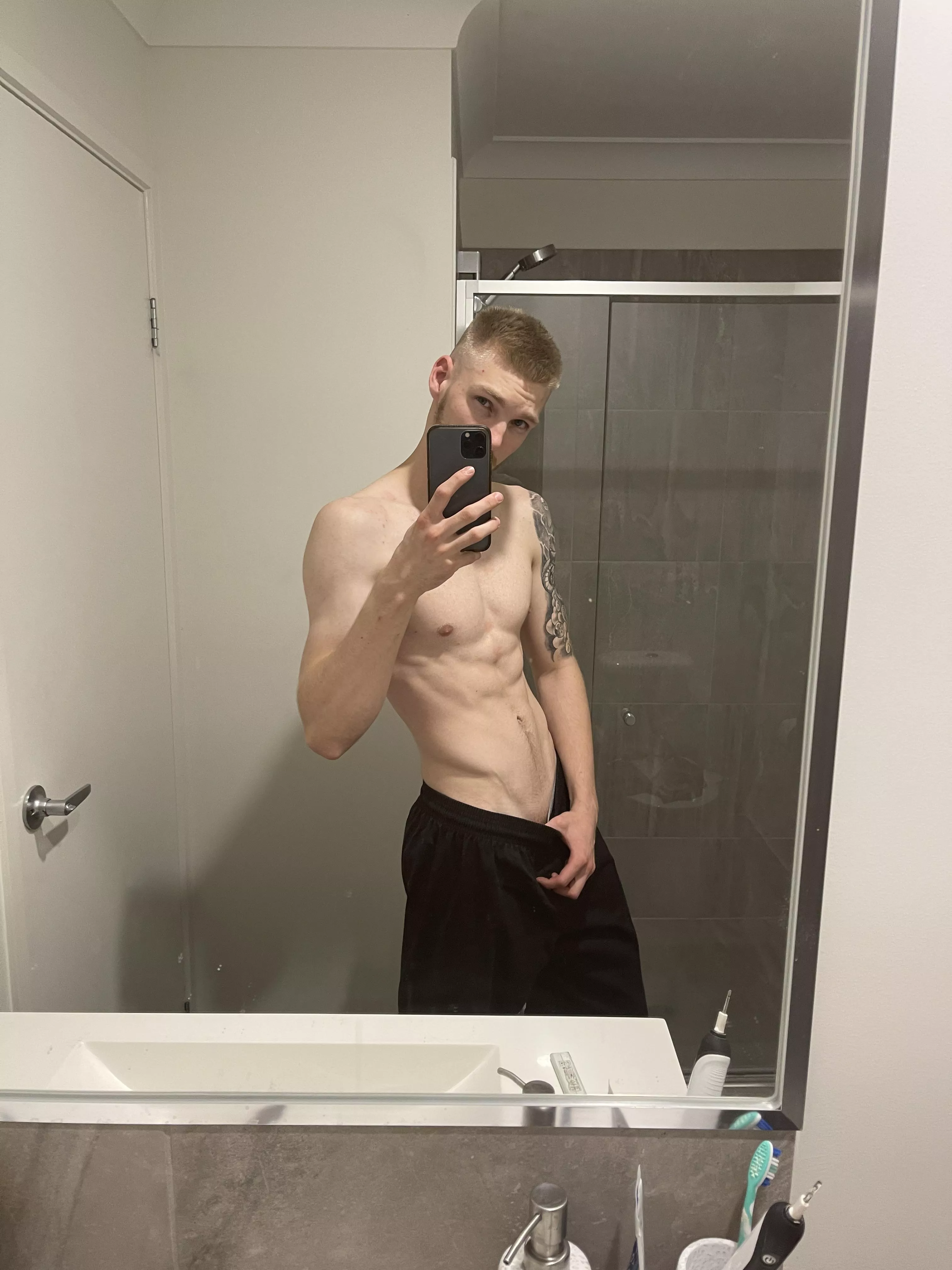 [M] About to shower after a good sesh posted by Blonde_4_Life