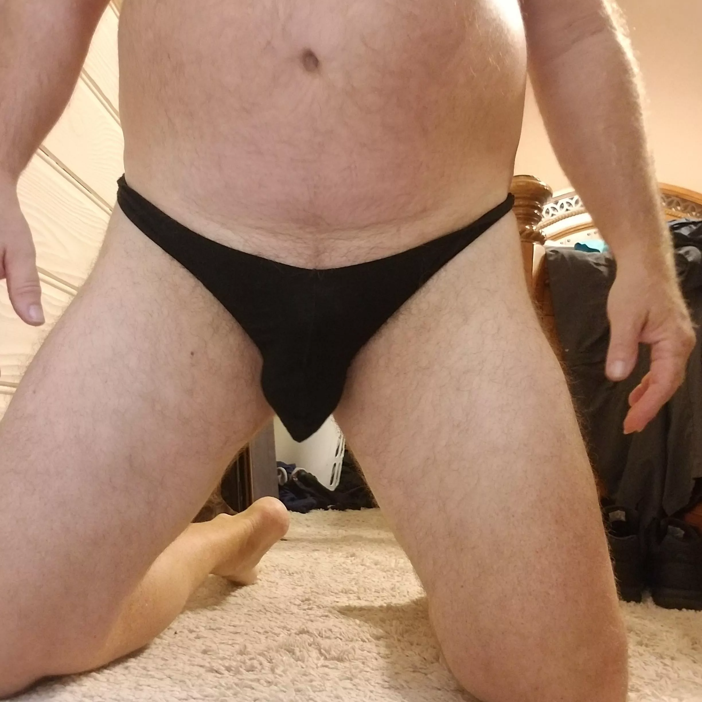 M57 Basic black thong posted by OnFirecc