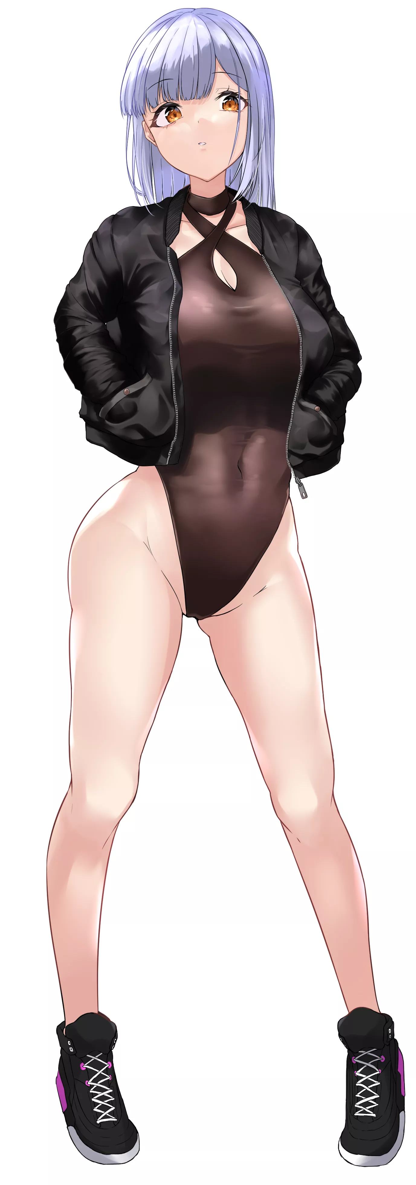 MA-1 Highleg Leotard And Jacket (ogura toast ) [Original] posted by sequence_string