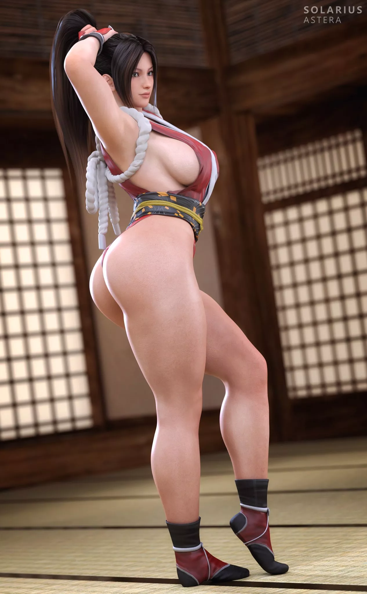 Mai Shiranui (Solarius Astera) [The King of Fighters, Fatal Fury] posted by Kuro-Oji