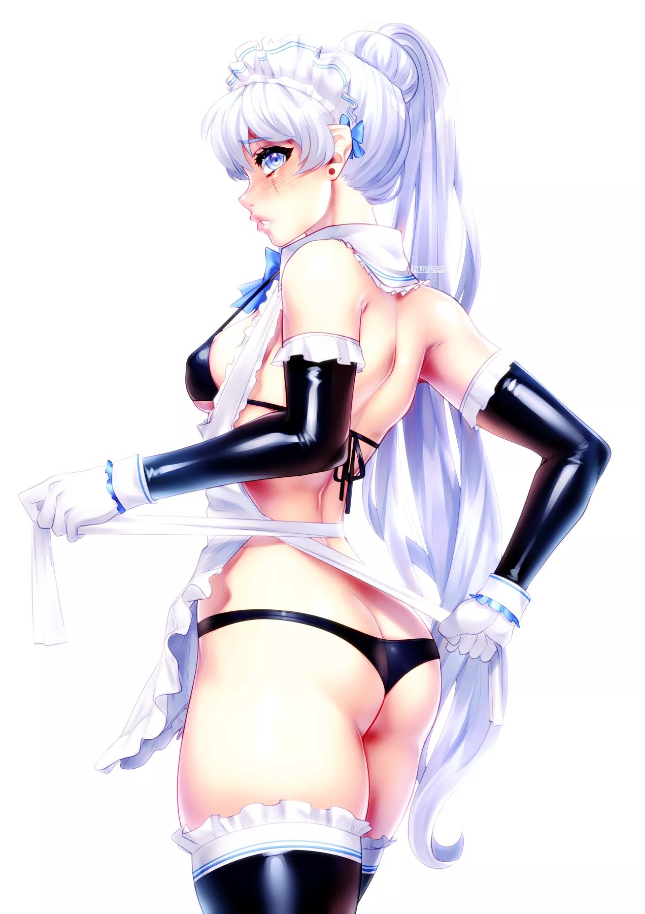 Maid Bikini Weiss (Grapesliime) [RWBY] posted by sequence_string