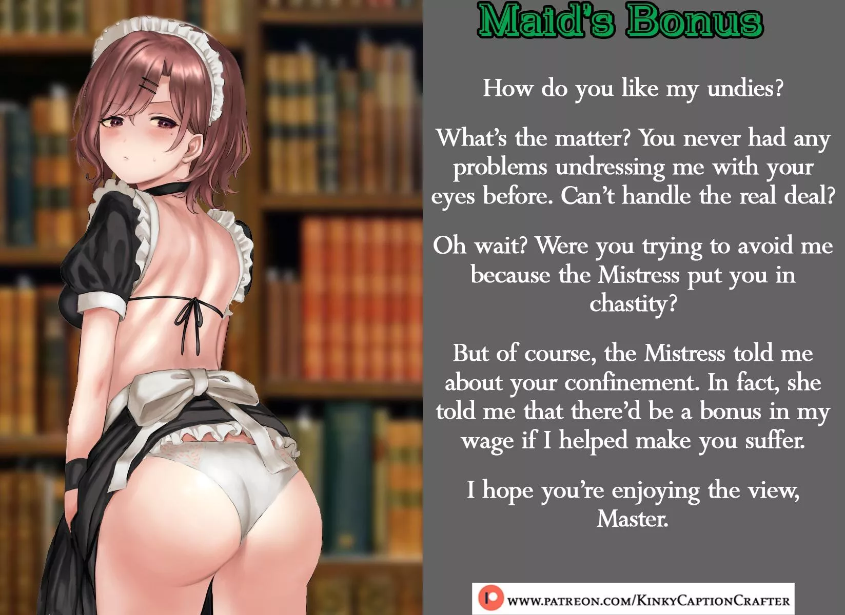 Maid’s Bonus posted by KinkyCaptionCrafter