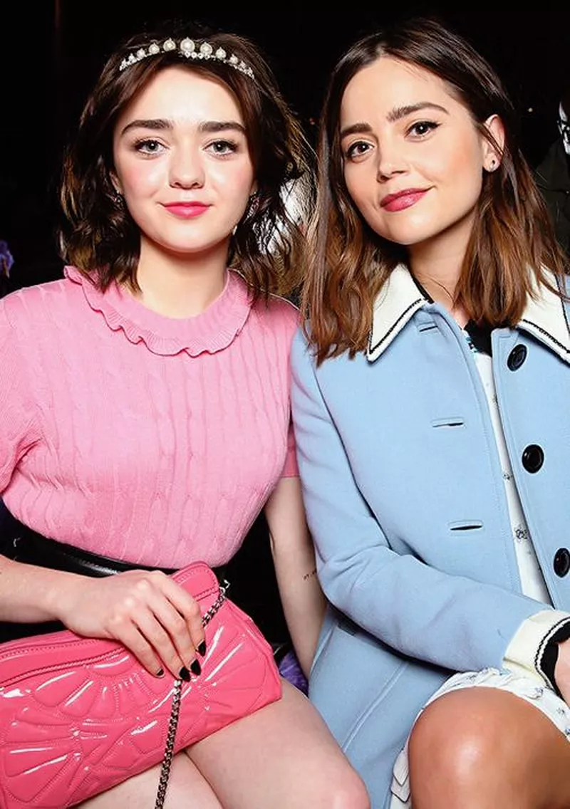 Maisie Williams & Jenna Coleman. posted by Minifig81