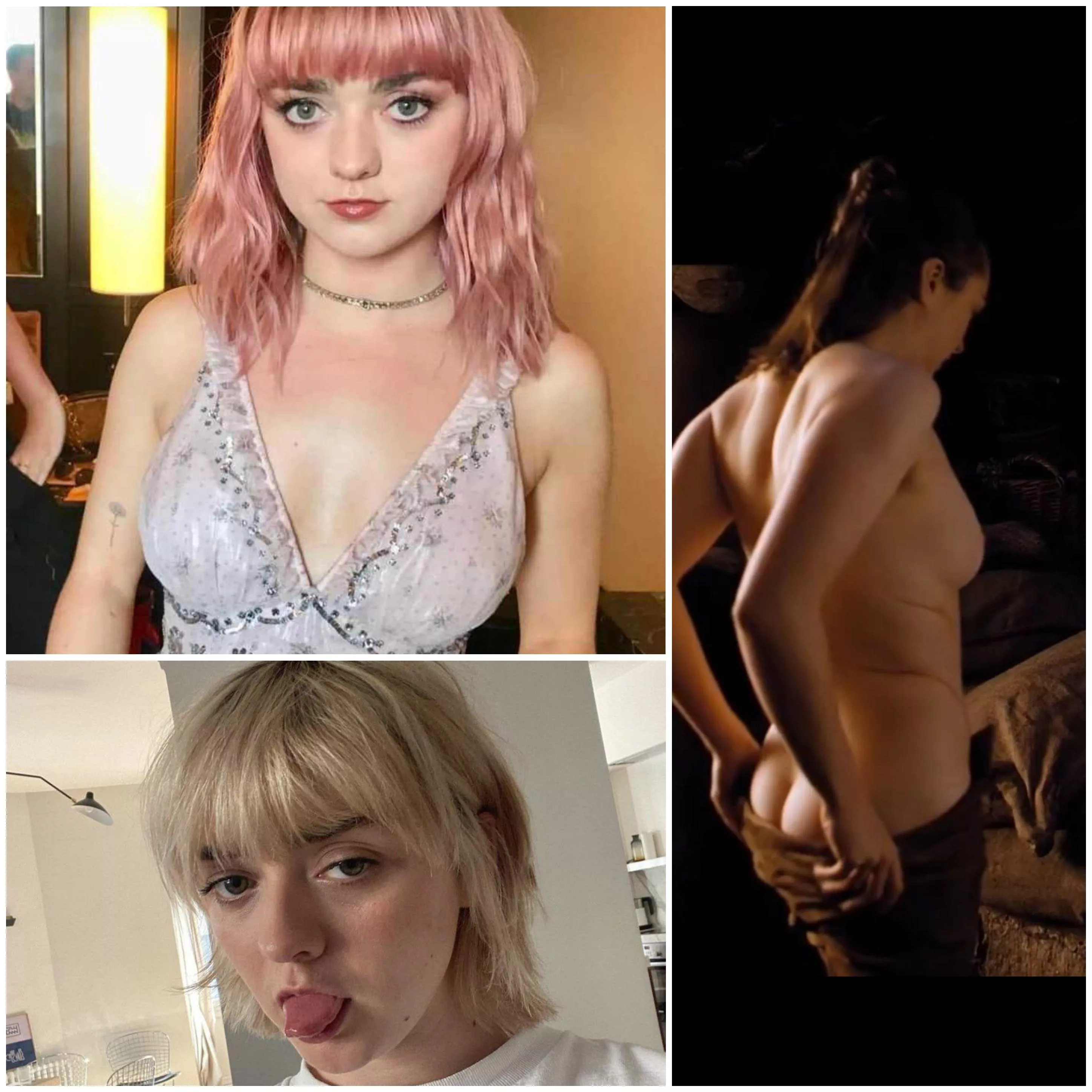 Maisie William's tight curvy body has me throbbing so bad, I want to fuck her cute face and watch that round ass bounce on my cock posted by mr_velvatine227