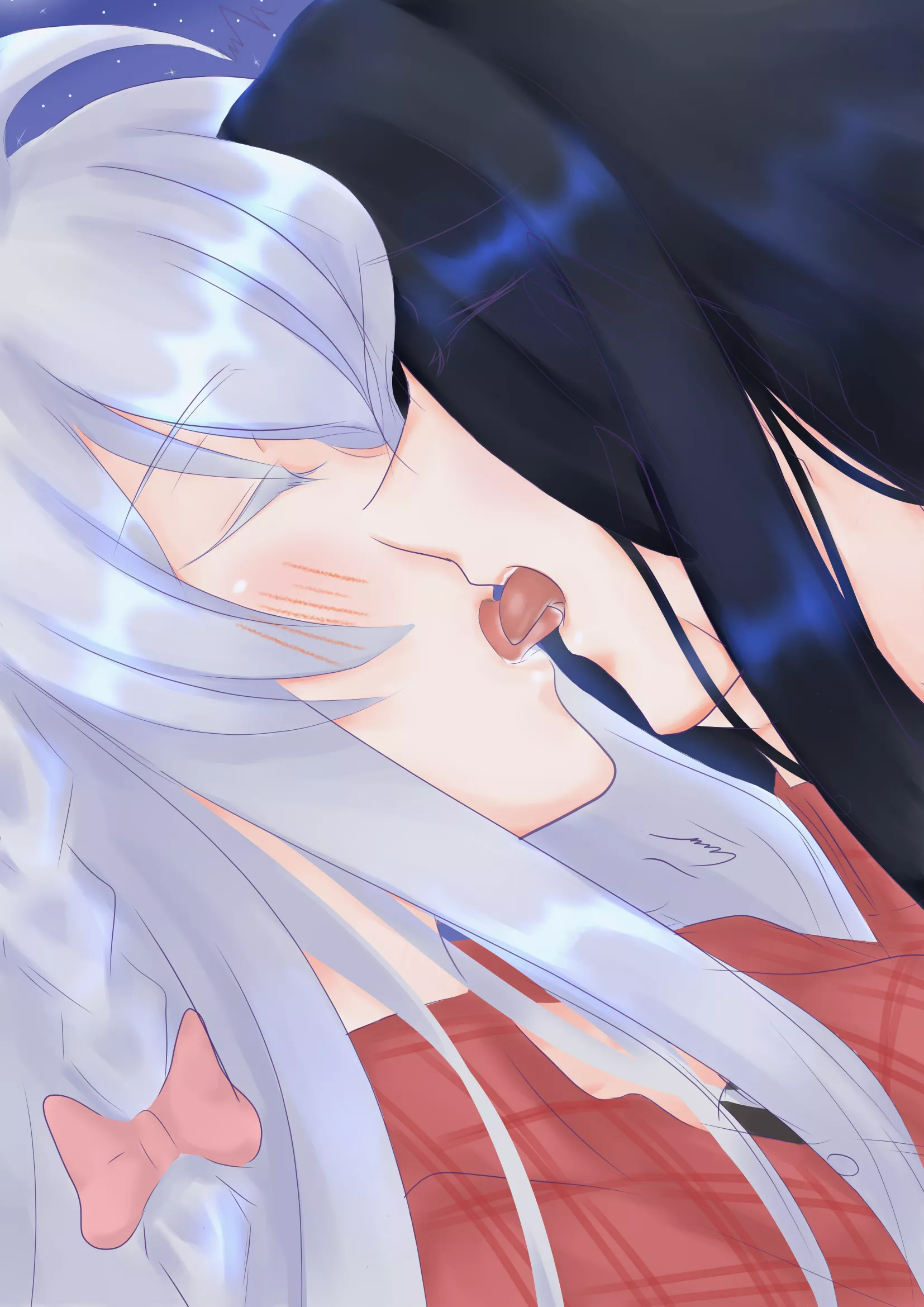 [Majo no Tabitabi][OC] Elaina x Fran - Deep Kiss posted by Natsuki_MaiHime