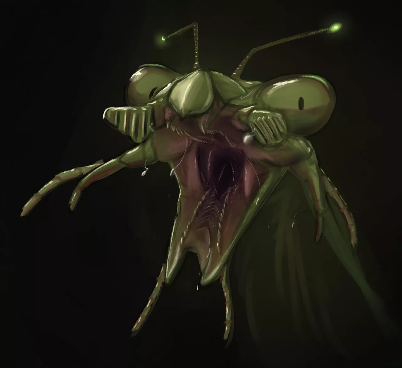 Mantid Mawshot by Kelenkenwithfangs [Mawshot][Mantis] posted by Vytian