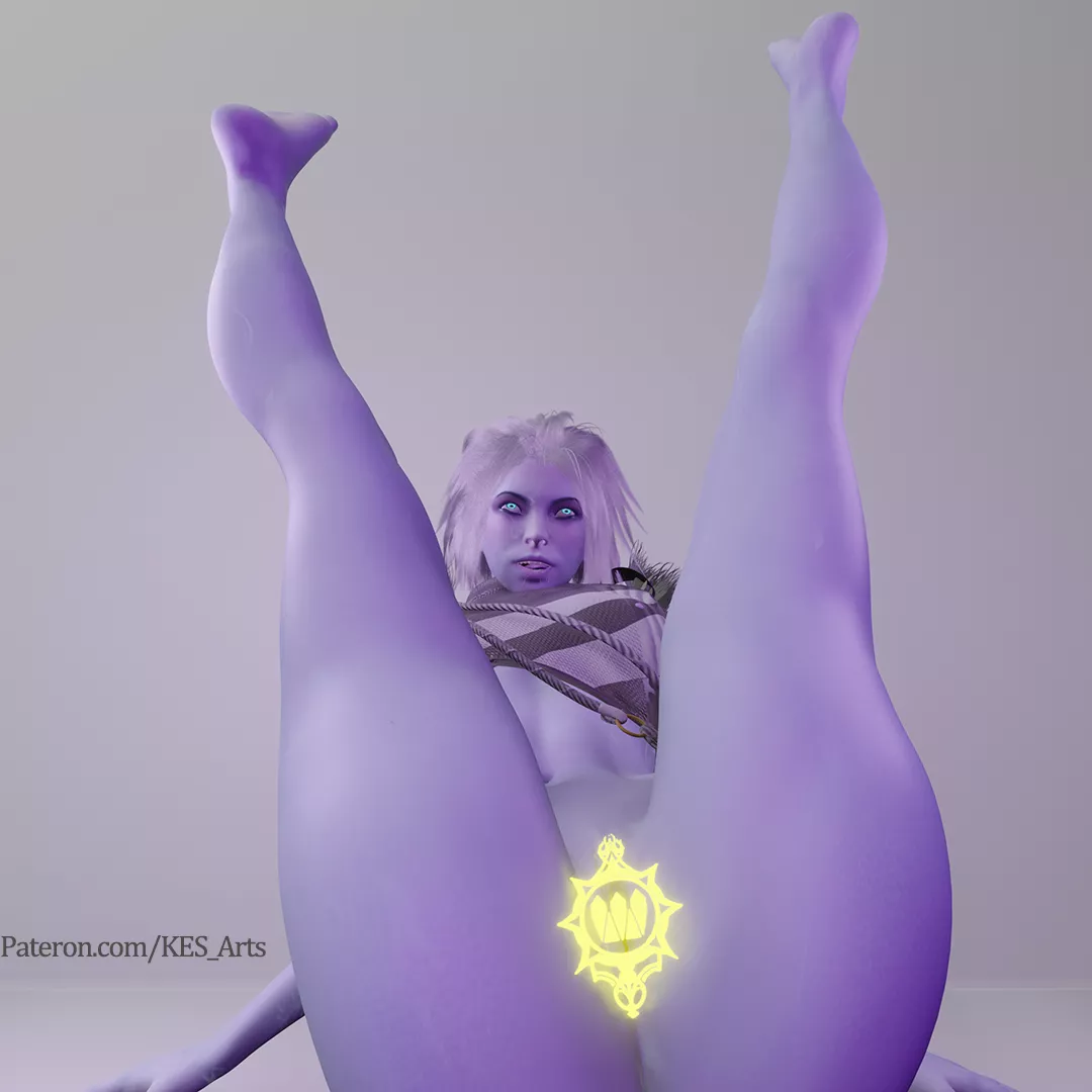 Mara Sov spread legs (KES) [Destiny 2] posted by KES_Arts