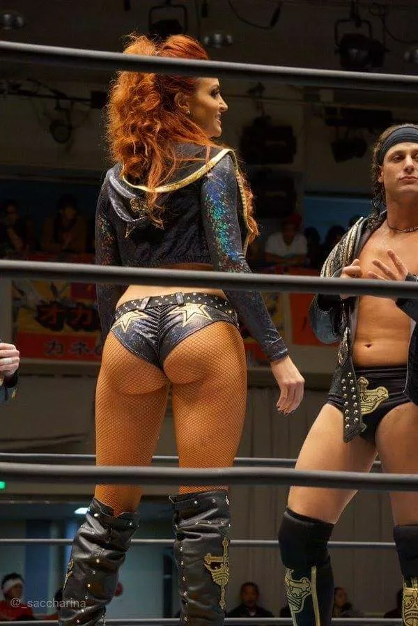 Maria Kanellis ass got all the attention in New Japan Pro Wrestling. posted by Rough_Standard_4886