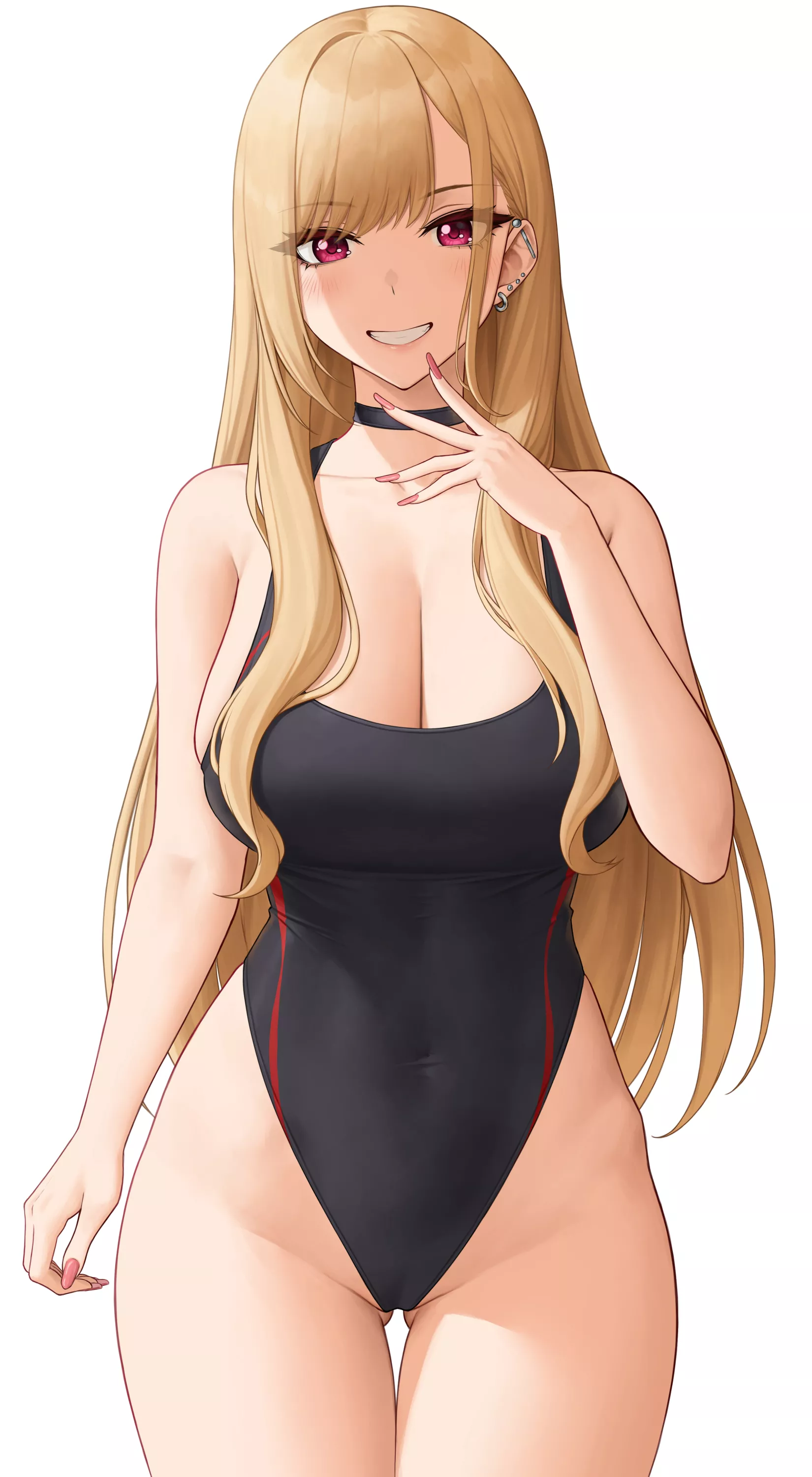 Marin in swimsuit. posted by Hakuna_Batataa