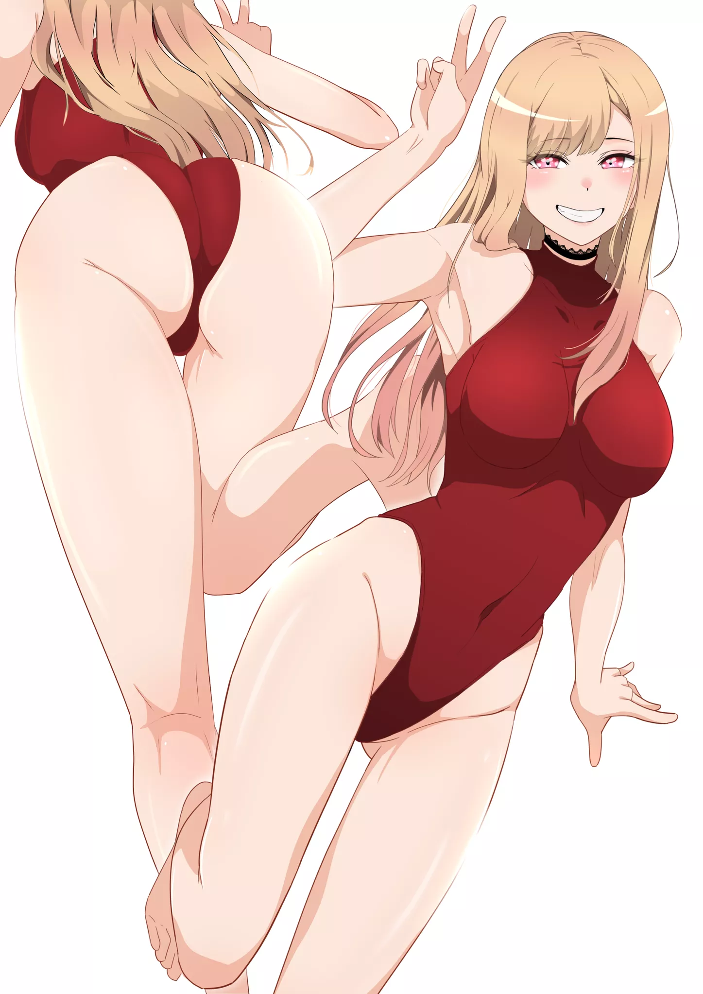 Marin red leotard [My Dress-Up Darling] posted by Draknalor