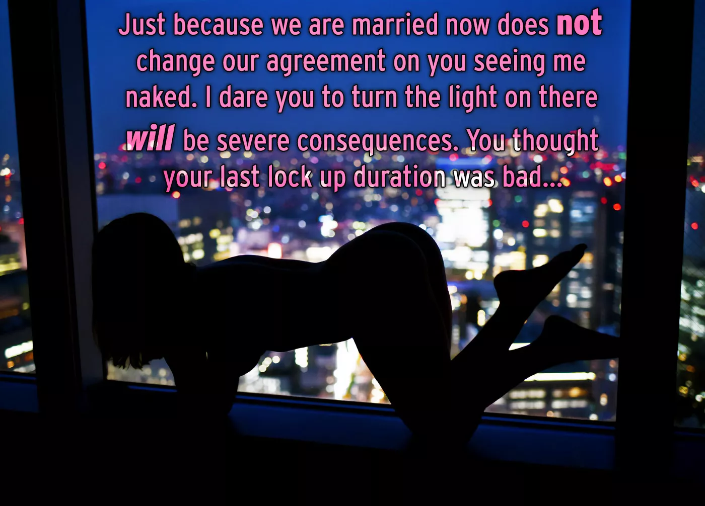 Marriage changes nothing. posted by lockgrid