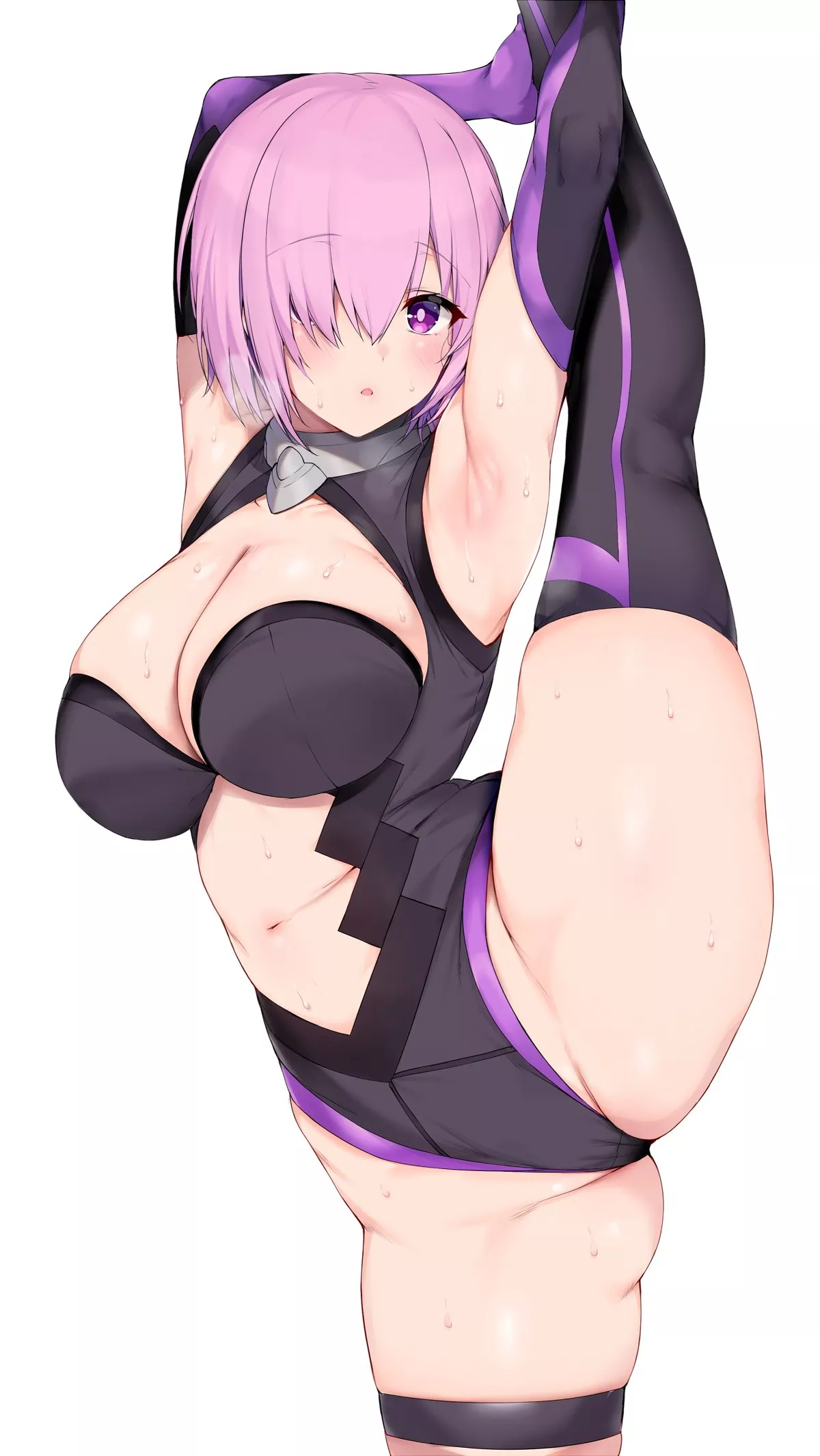 Mashu Standing Split (Blue GK) [Fate] posted by sequence_string