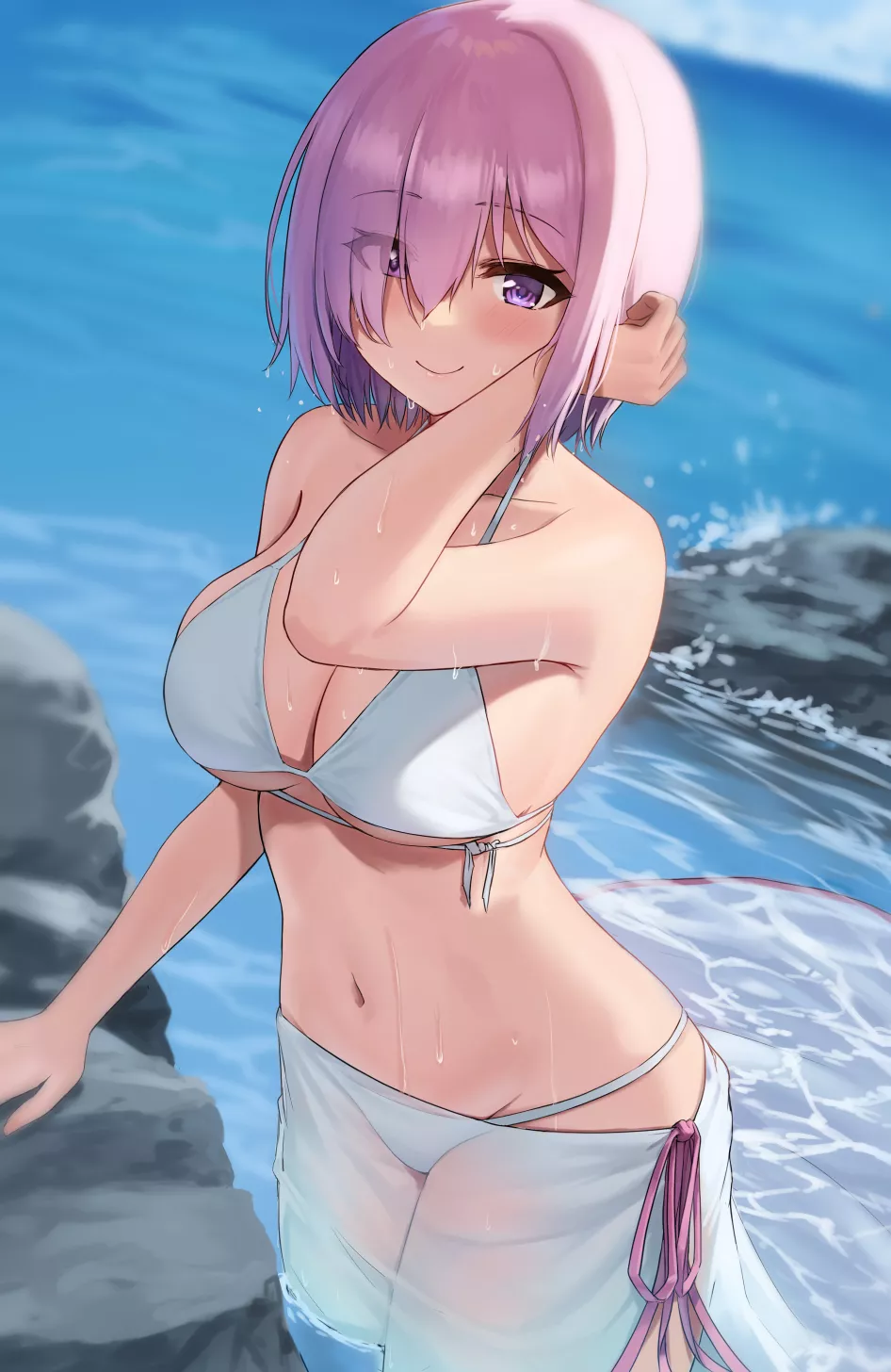 Mashu's Summer [Fate/GO] posted by CheetahSperm18