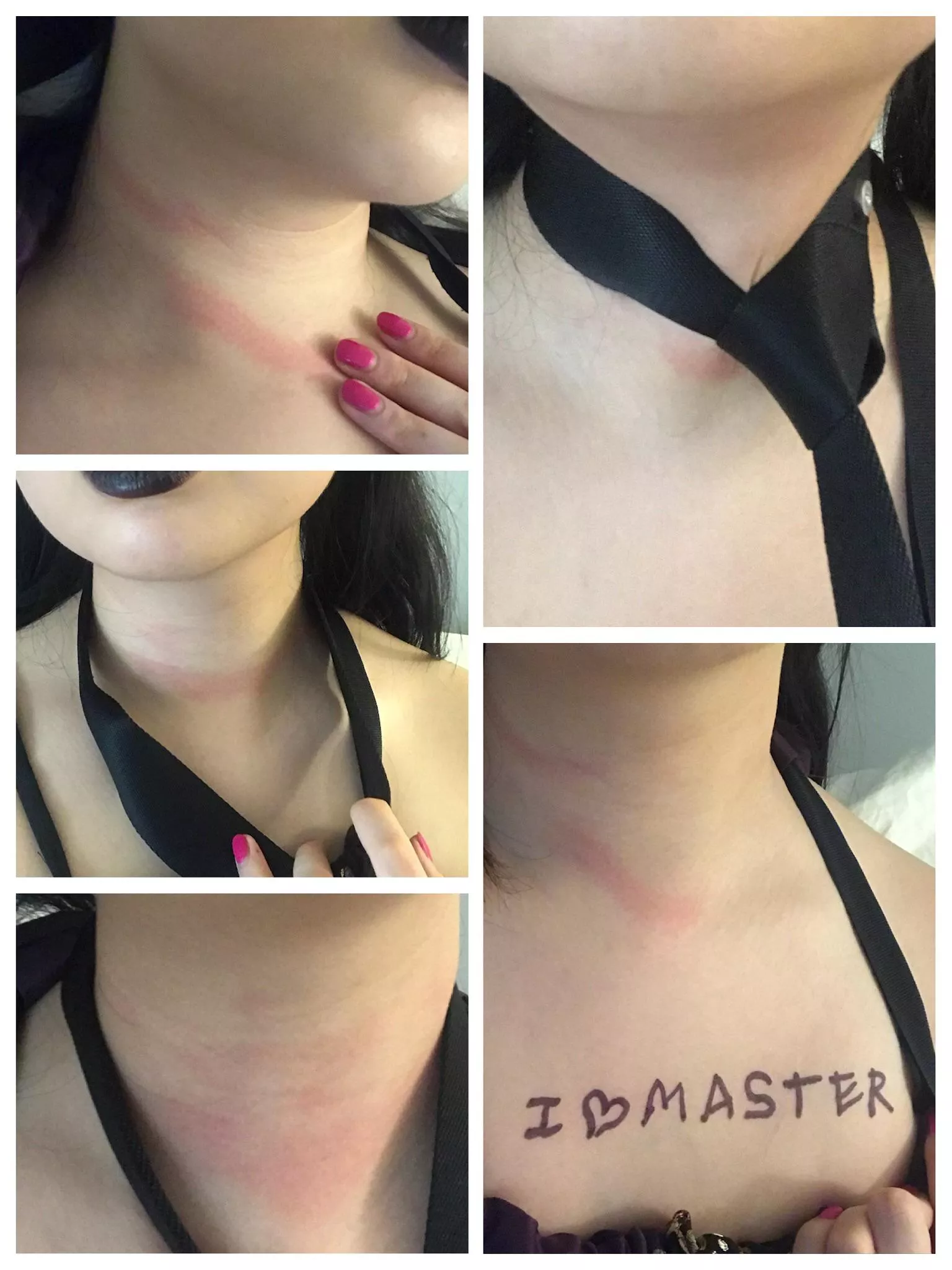 Master Using a Strap to Choke Me posted by AsianSlutforMaster