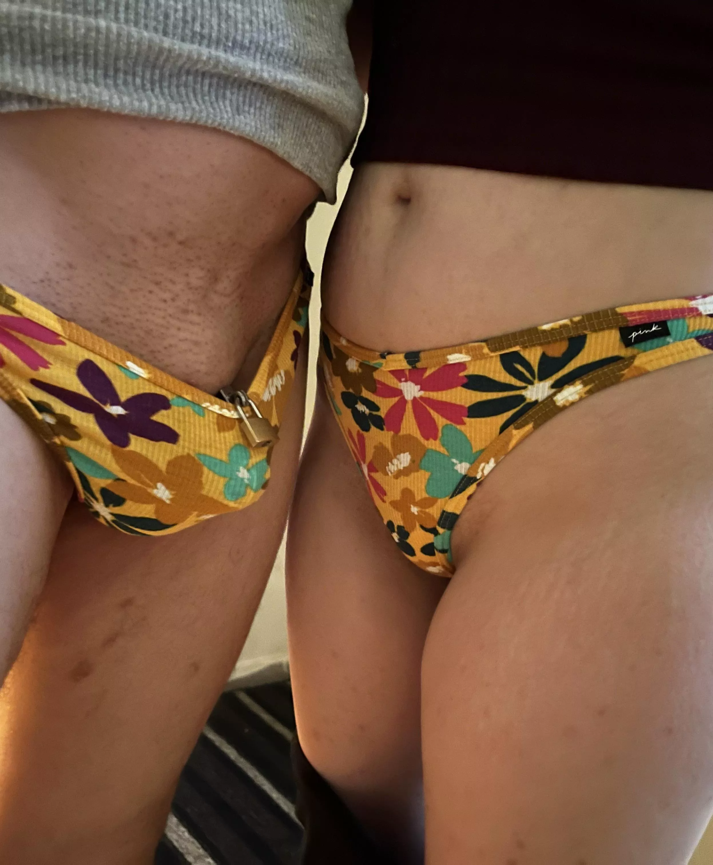 Matching panty day, except one of us had multiple orgasms last night 🥵 posted by alyssasbitch91