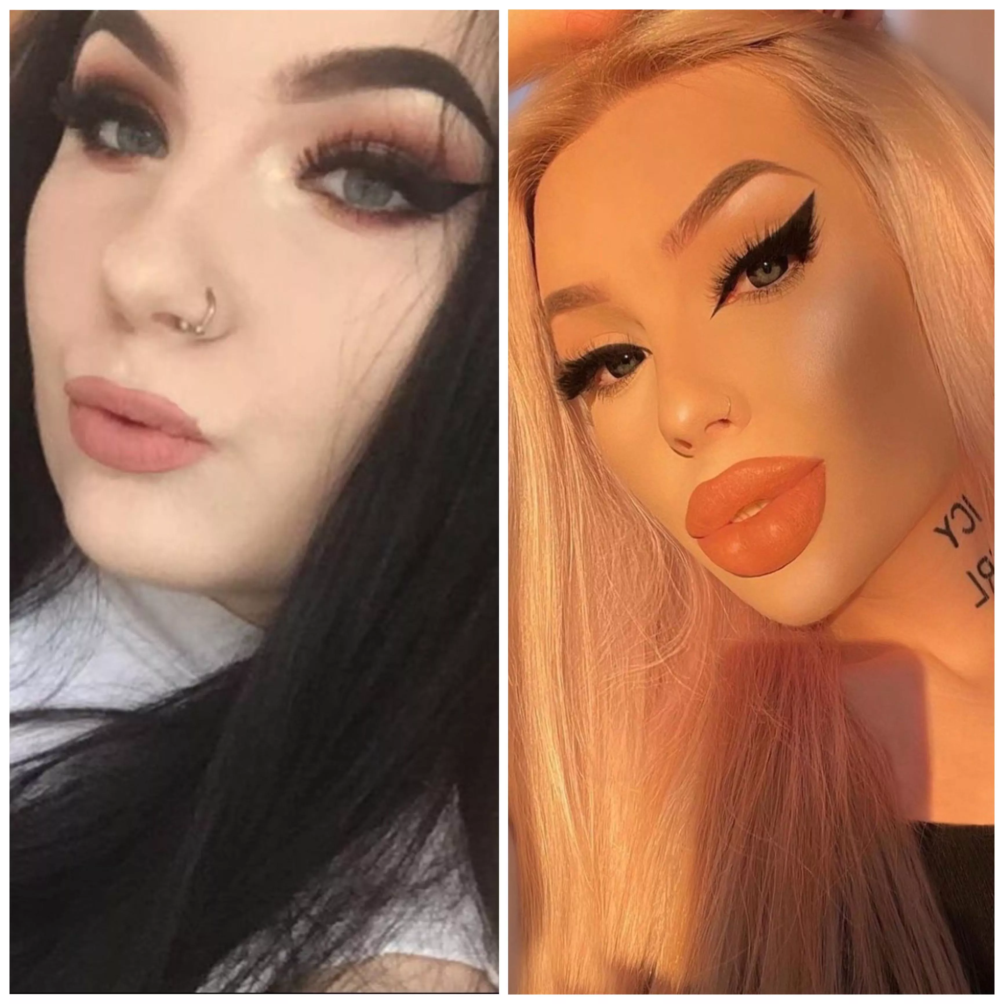 me in 2018 and 2021🥰🔥😈 posted by charlotteventurax