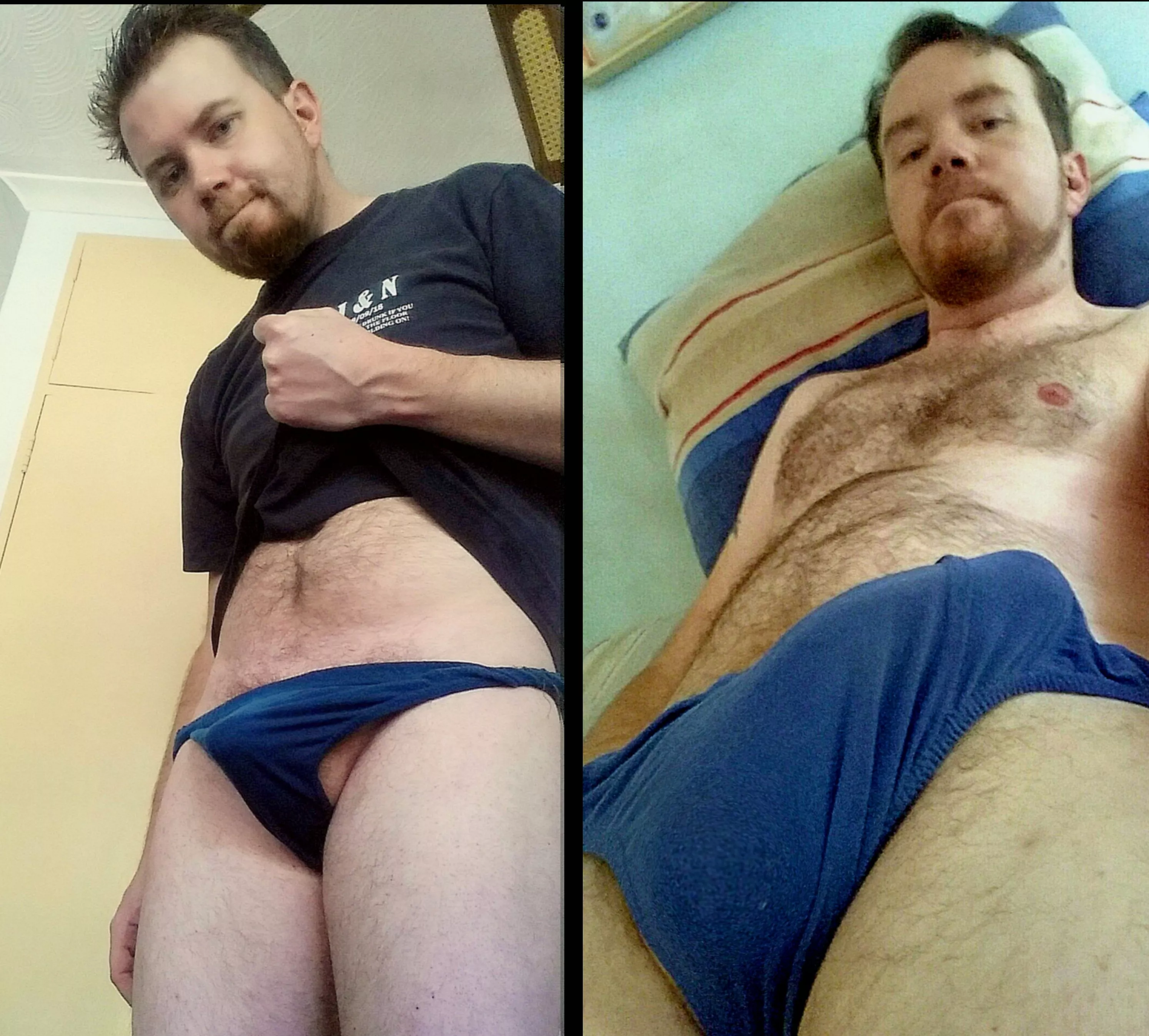 Me in my briefs. Flaccid/erect bulge posted by JungleZax