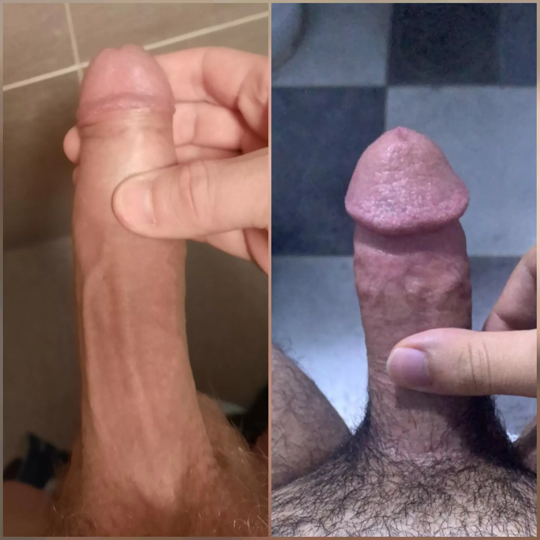 Me vs. @Slutbottom4ever compared ðŸ˜ Clear size difference posted by Low-Fox-3366