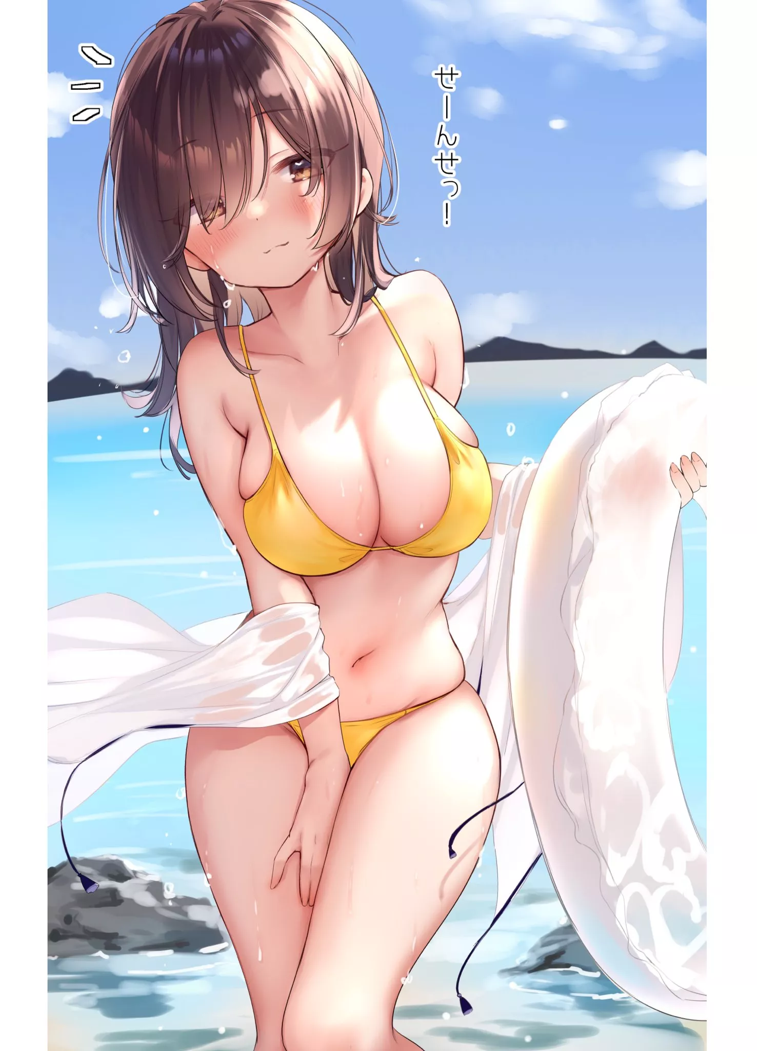 Meeting at the beach. [Original] posted by chilidirigible