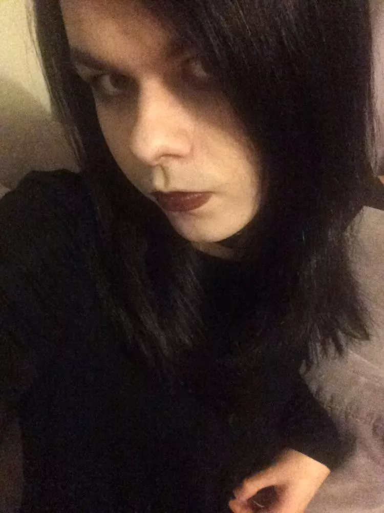 Meow. Would you date a gothic sissy? X posted by kittybeth666