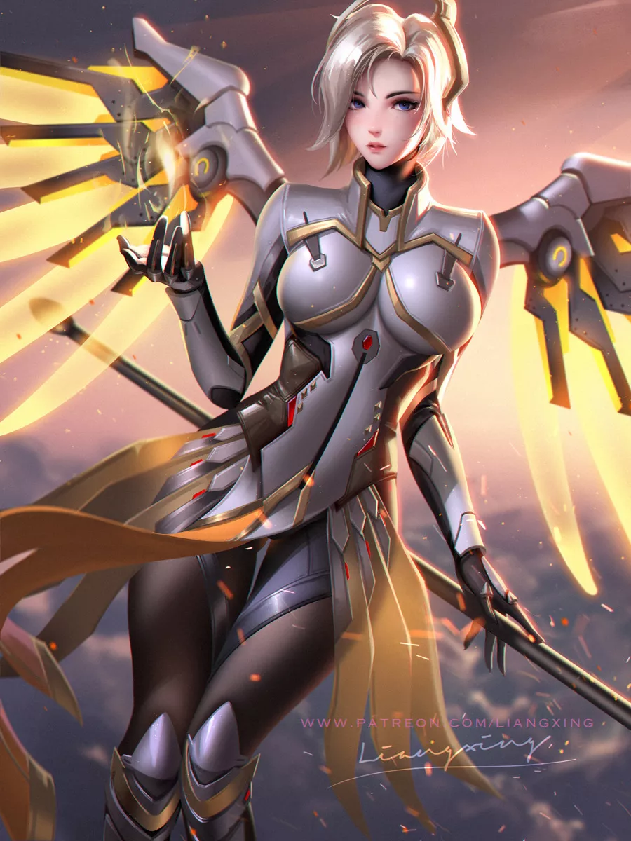 Mercy Angel Of Healing (Liang Xing) [Overwatch] posted by sequence_string