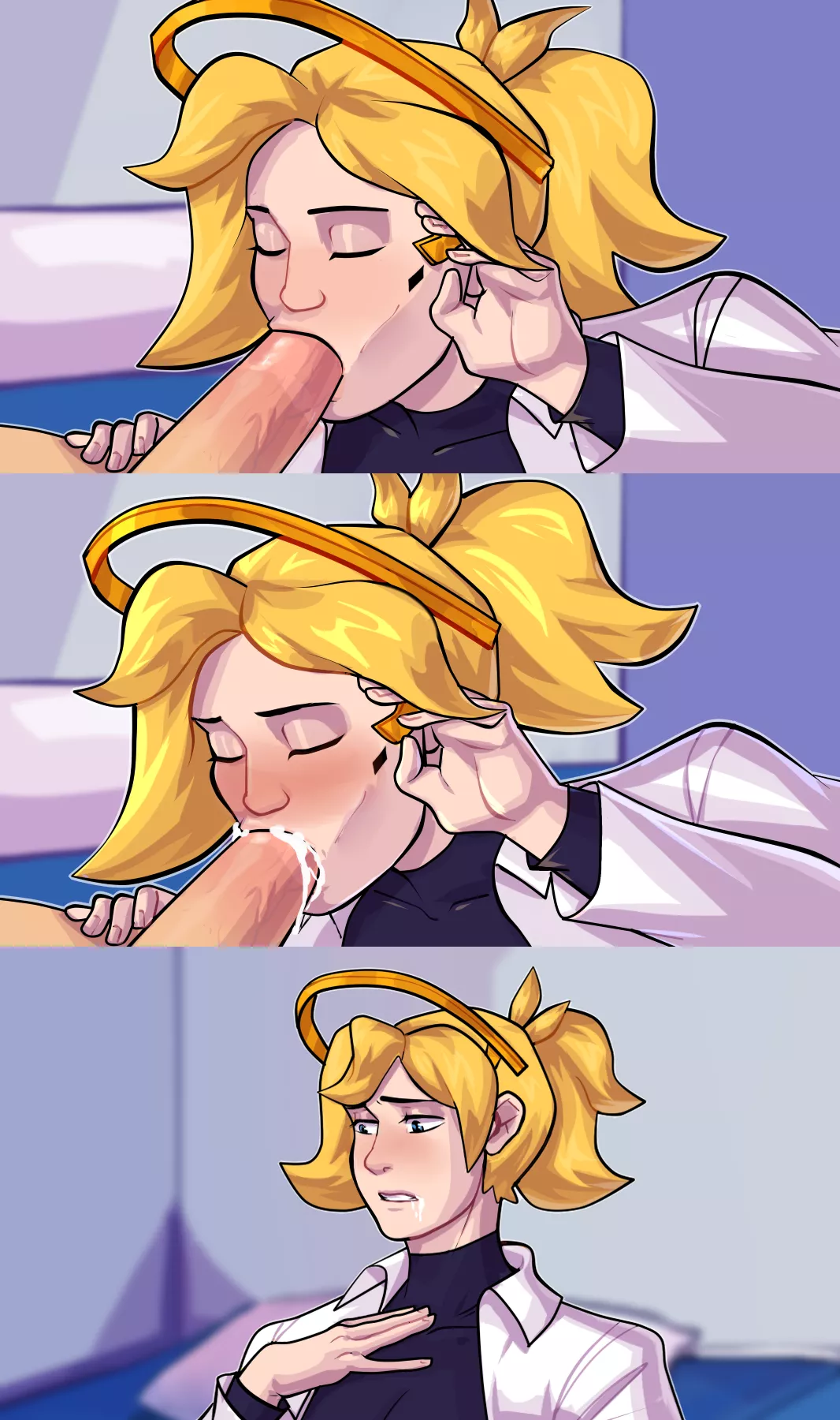 Mercy is getting used to the taste [ACADEMY34] posted by Young_Naughty