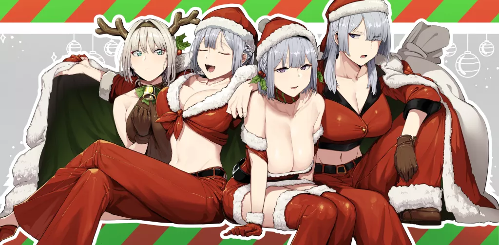 Merry Christmas, Commander!~â¤ (AN-94, AK-12, AK-15 & RPK-16, Girl's Frontline, Task Force Defy) posted by YandereLover22