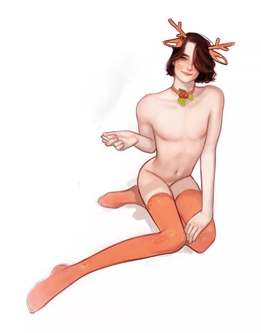 Merry Christmas everyone! Here’s a sexy little reindeer! (Ulrik) posted by [deleted]