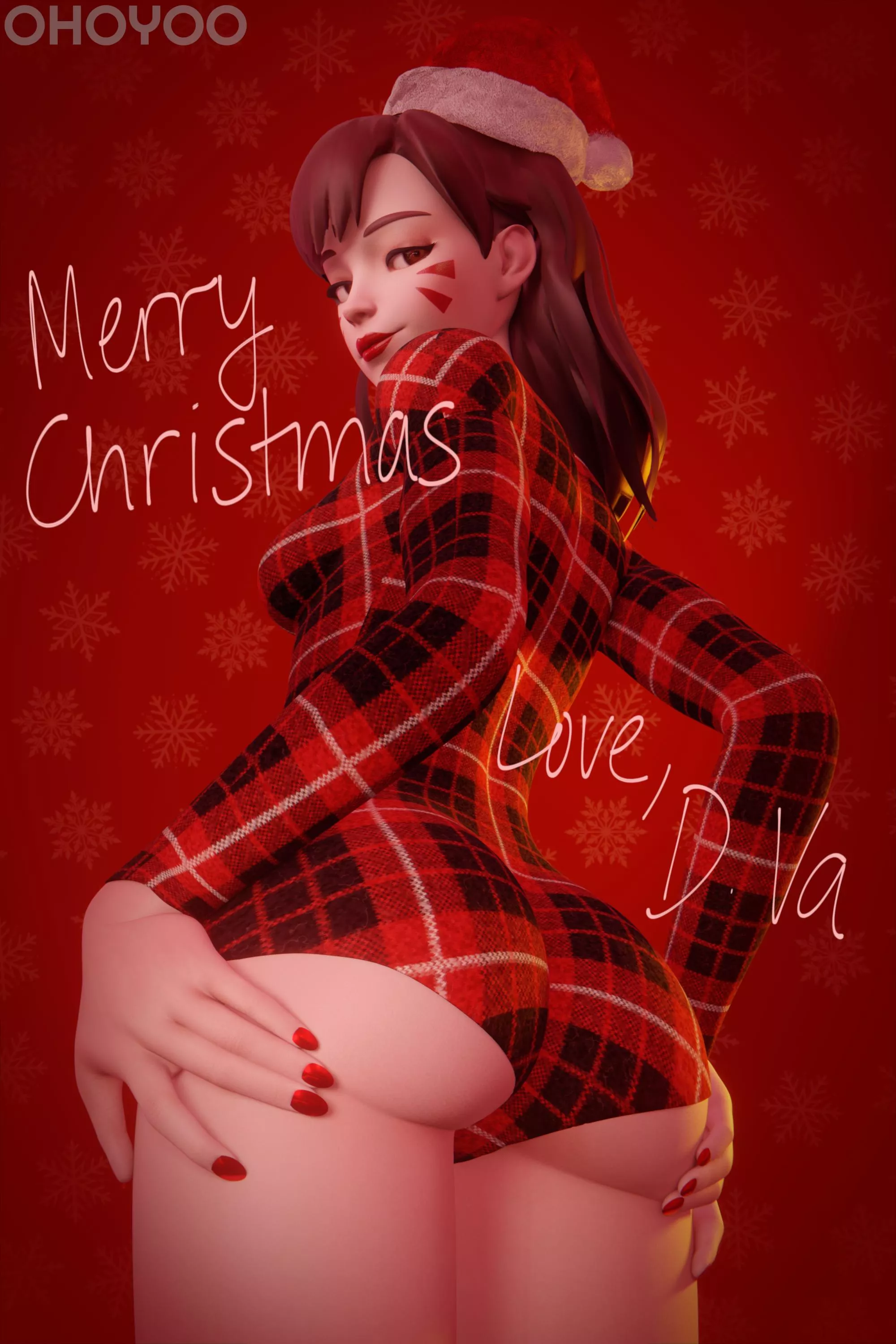 Merry Christmas from D.Va (Ohoyoo) posted by ohoyoo