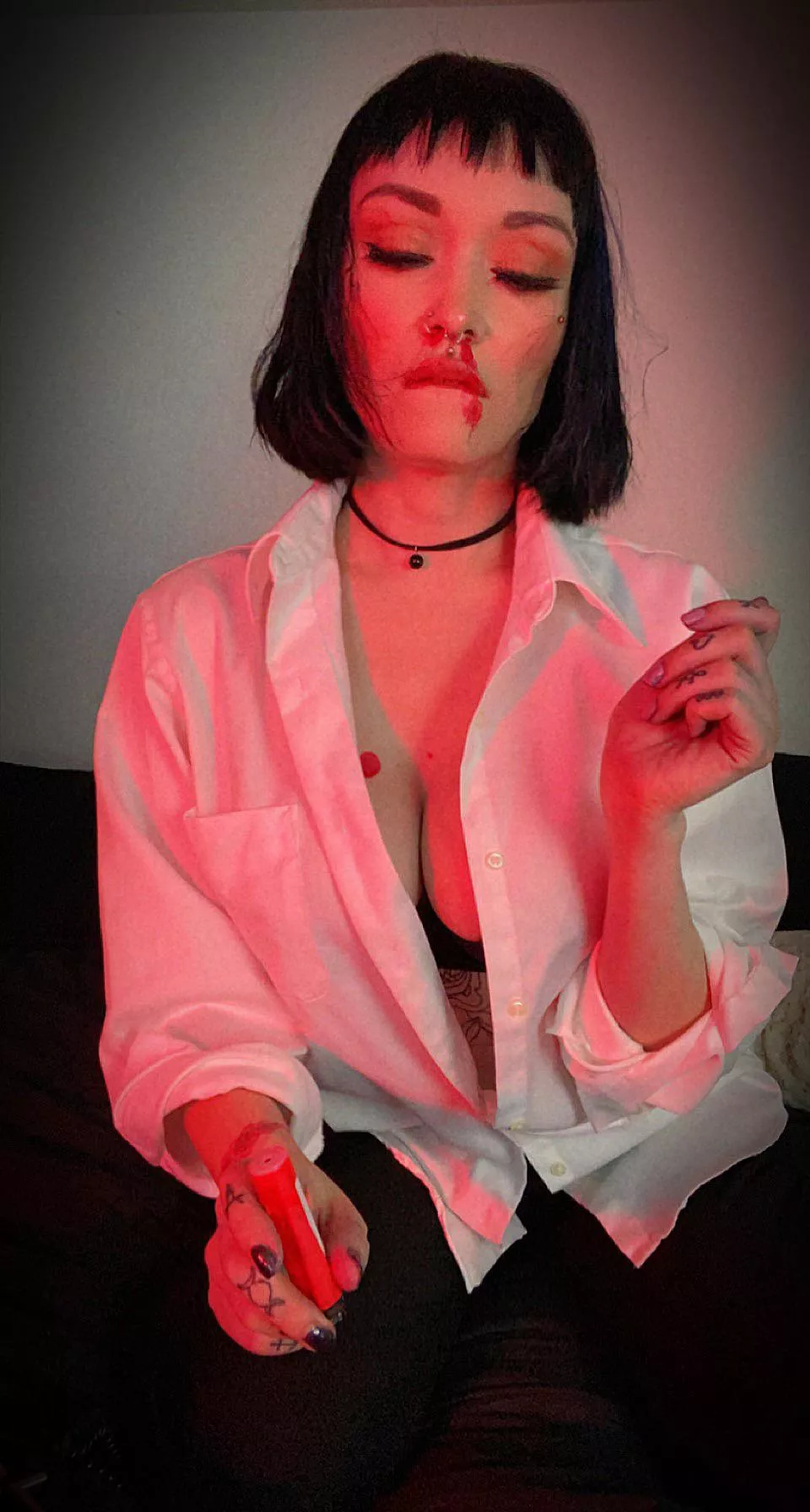 Mia Wallace from Pulp Fiction by me Ayame Lust ðŸŽ¬ðŸ–¤ posted by Ayamelust