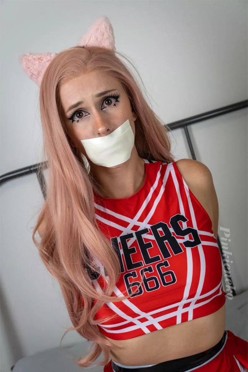 Microfoam gagged neko cheerleader by Pinkieneko posted by Pinkieneko