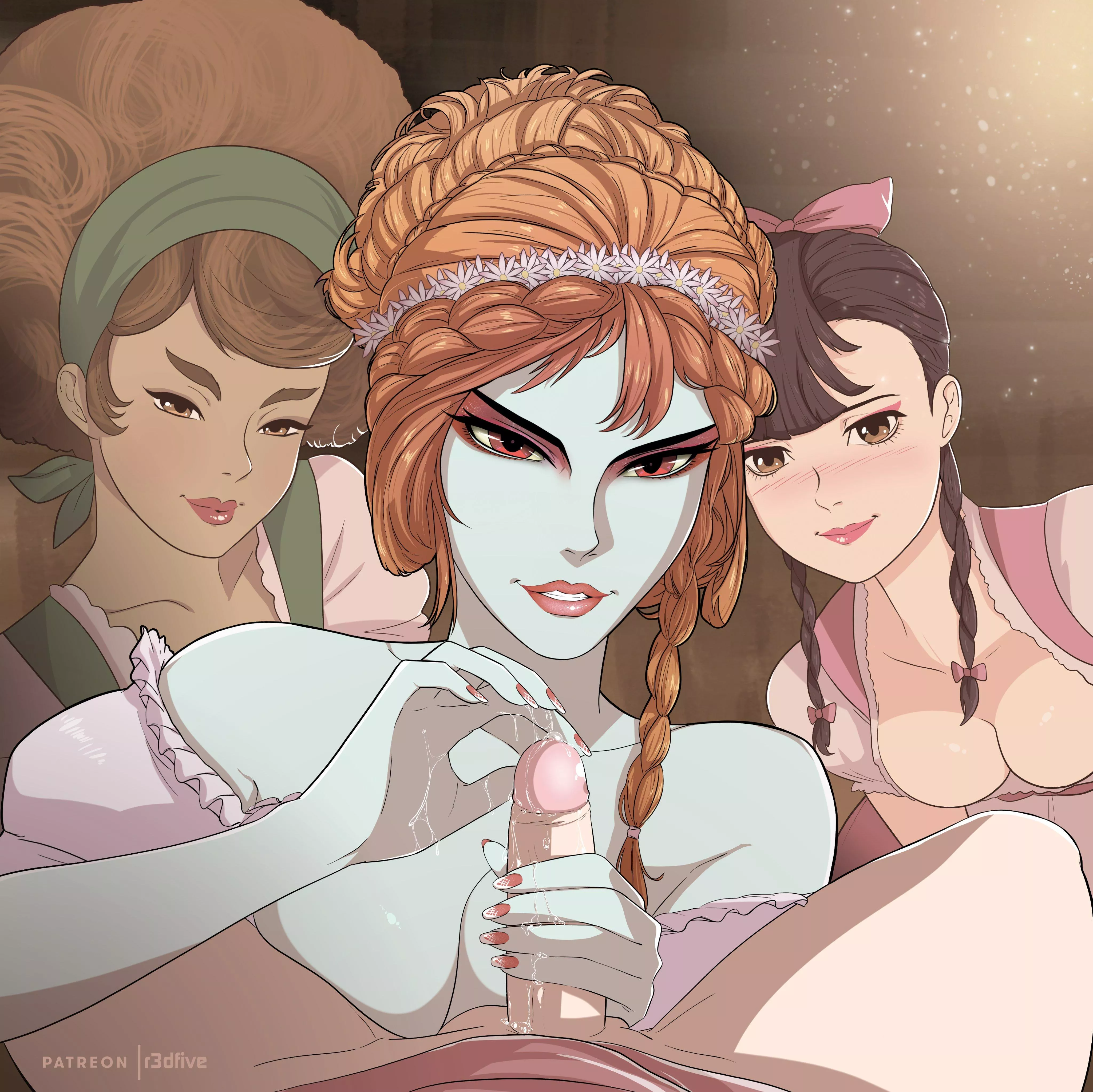 Midna, Iza, Ashei - Hyrule's Brothels is open for business (R3dFiVe) [The legend of Zelda Twilight Princess] | obtained from user: Robthew posted by PillsburyDoughBot