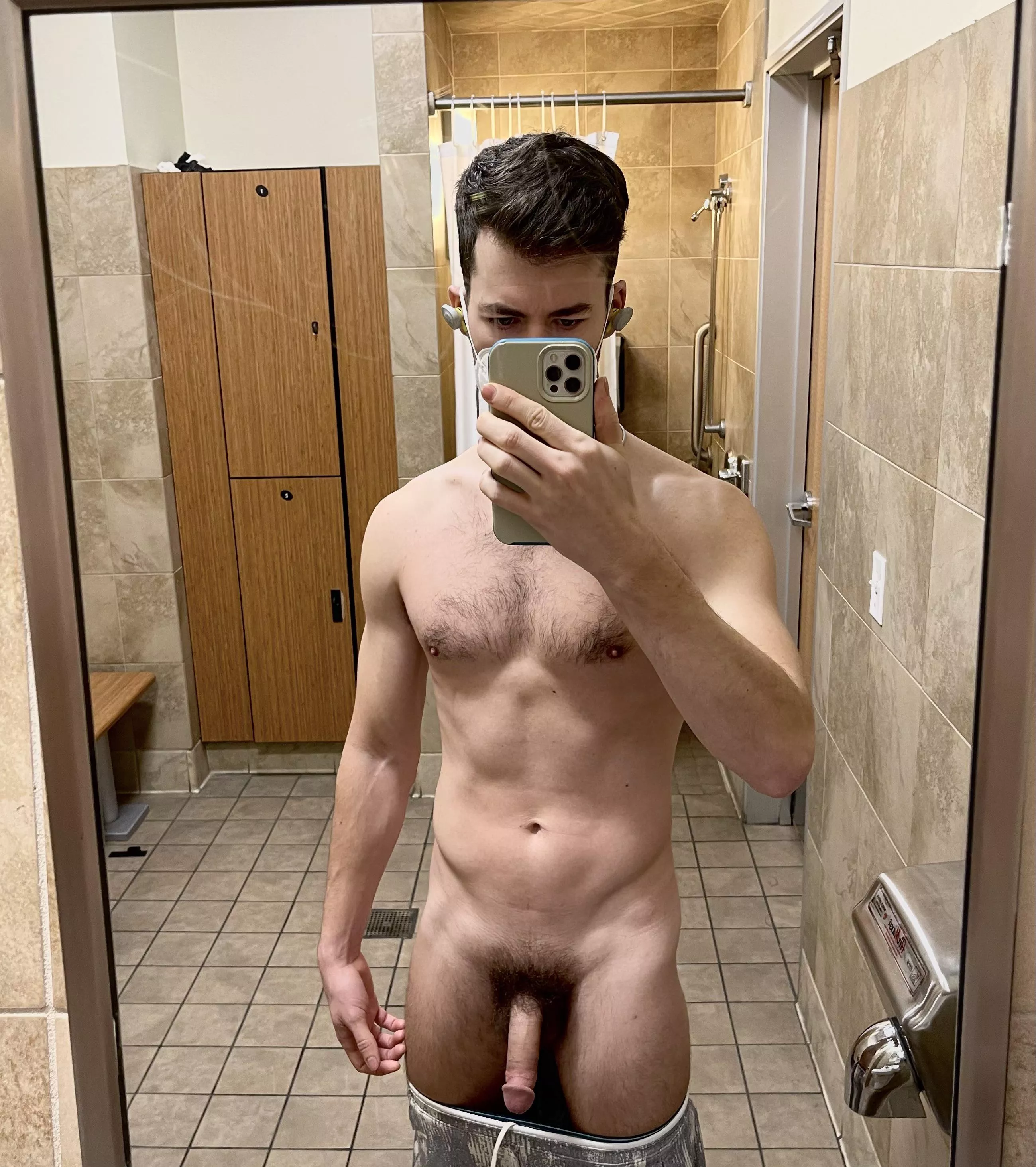 Mid-workout locker room nudes, why not posted by Parking_Wall_6859