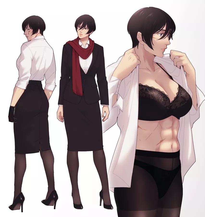 Mikasa Ackerman as a Milf posted by 00elonmusk00