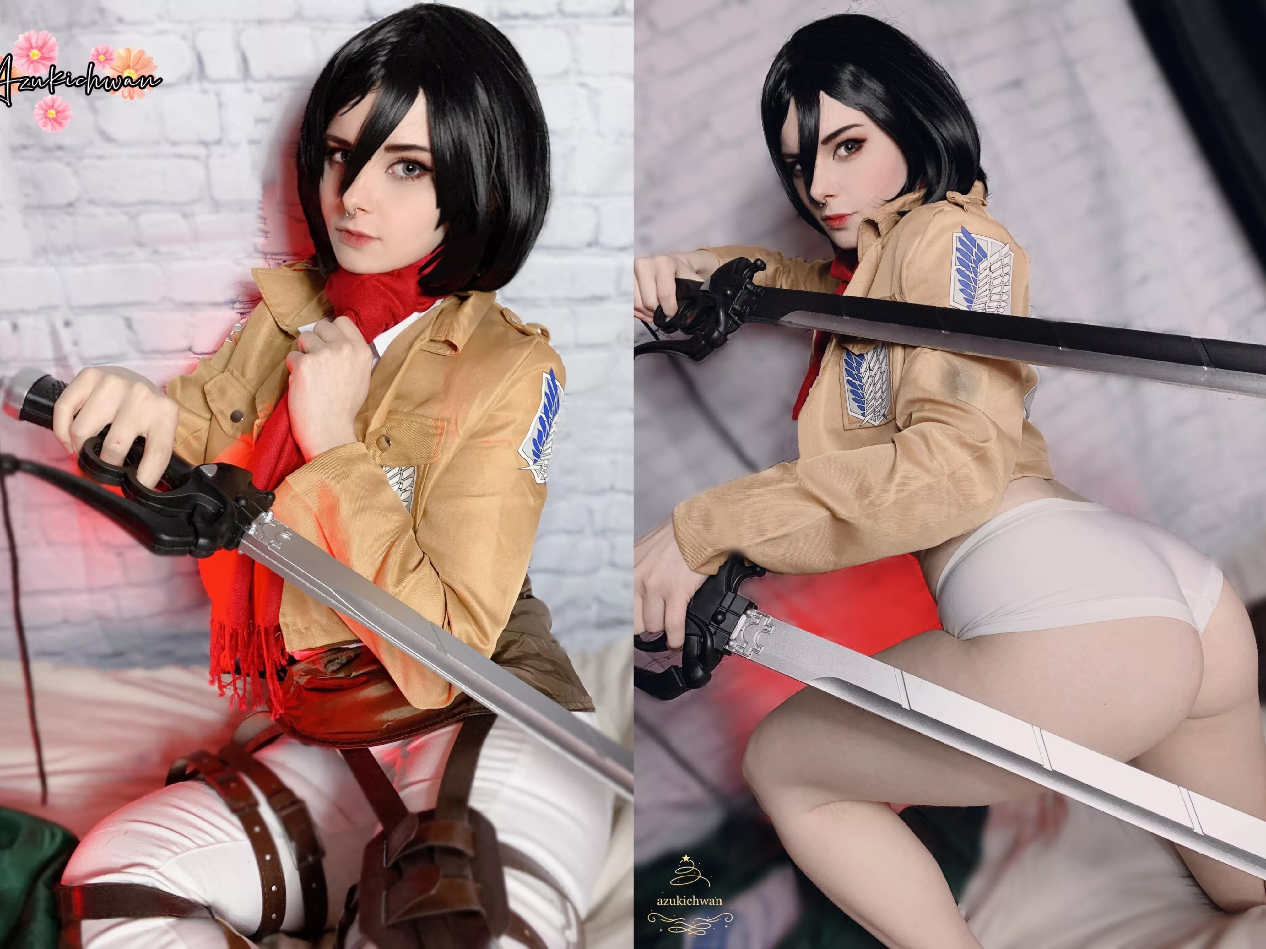 Mikasa Ackerman [Attack On Titan] (azukichwan) posted by youraltbarbie