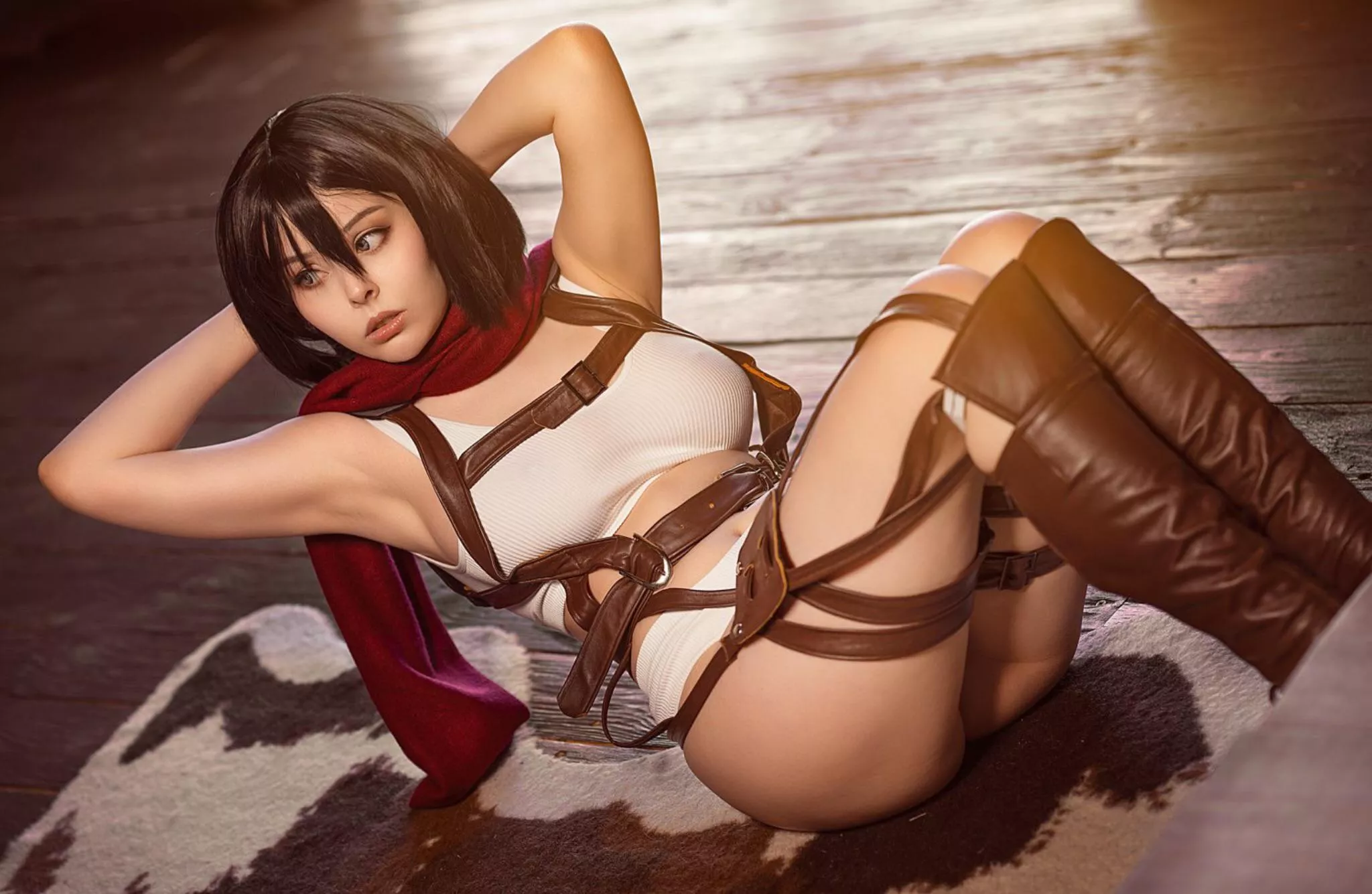 Mikasa Ackerman Cosplay by Helly Valentine posted by Al-Deram-