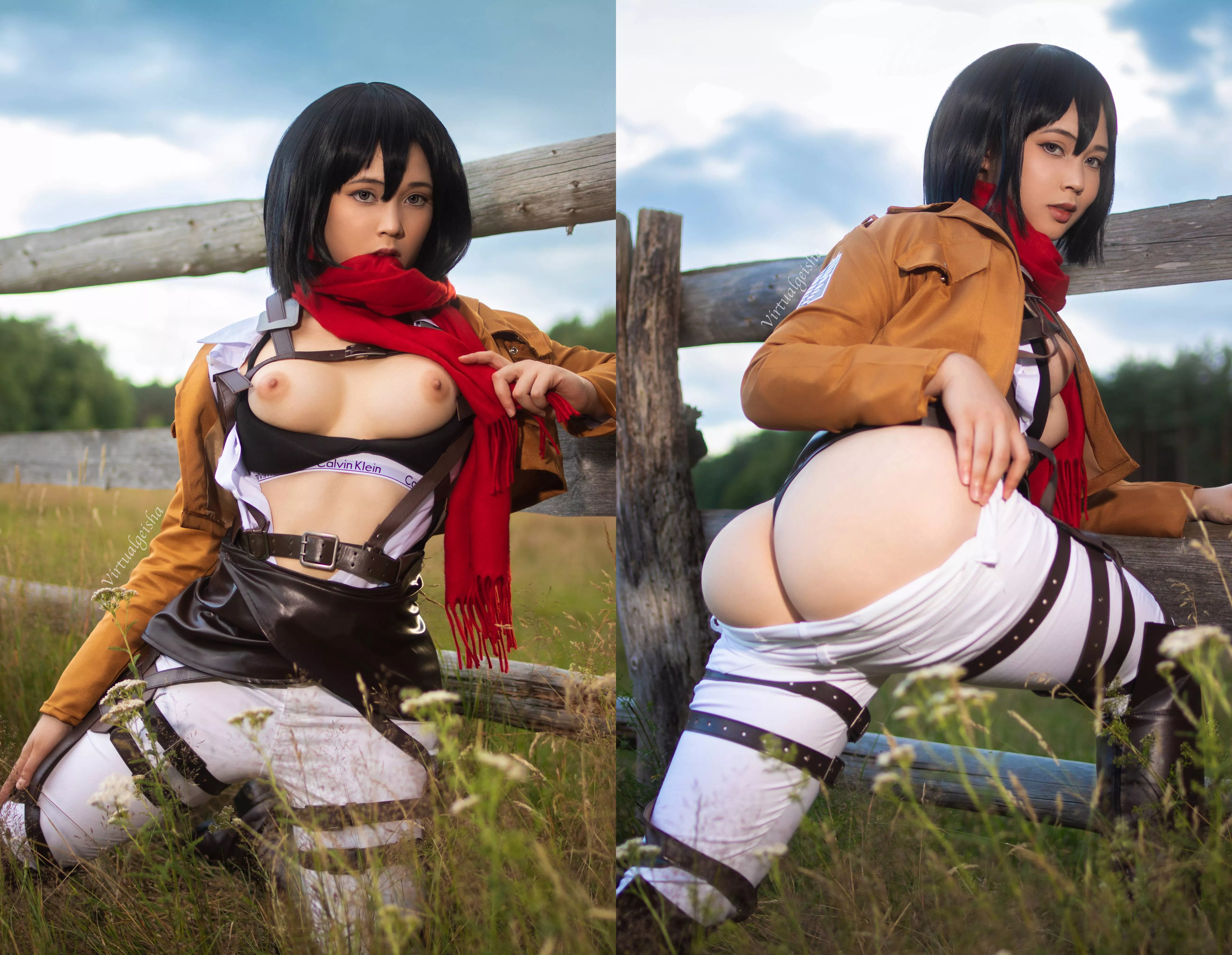 Mikasa Ackerman from AoT by Virtual Geisha posted by virtualgeisha