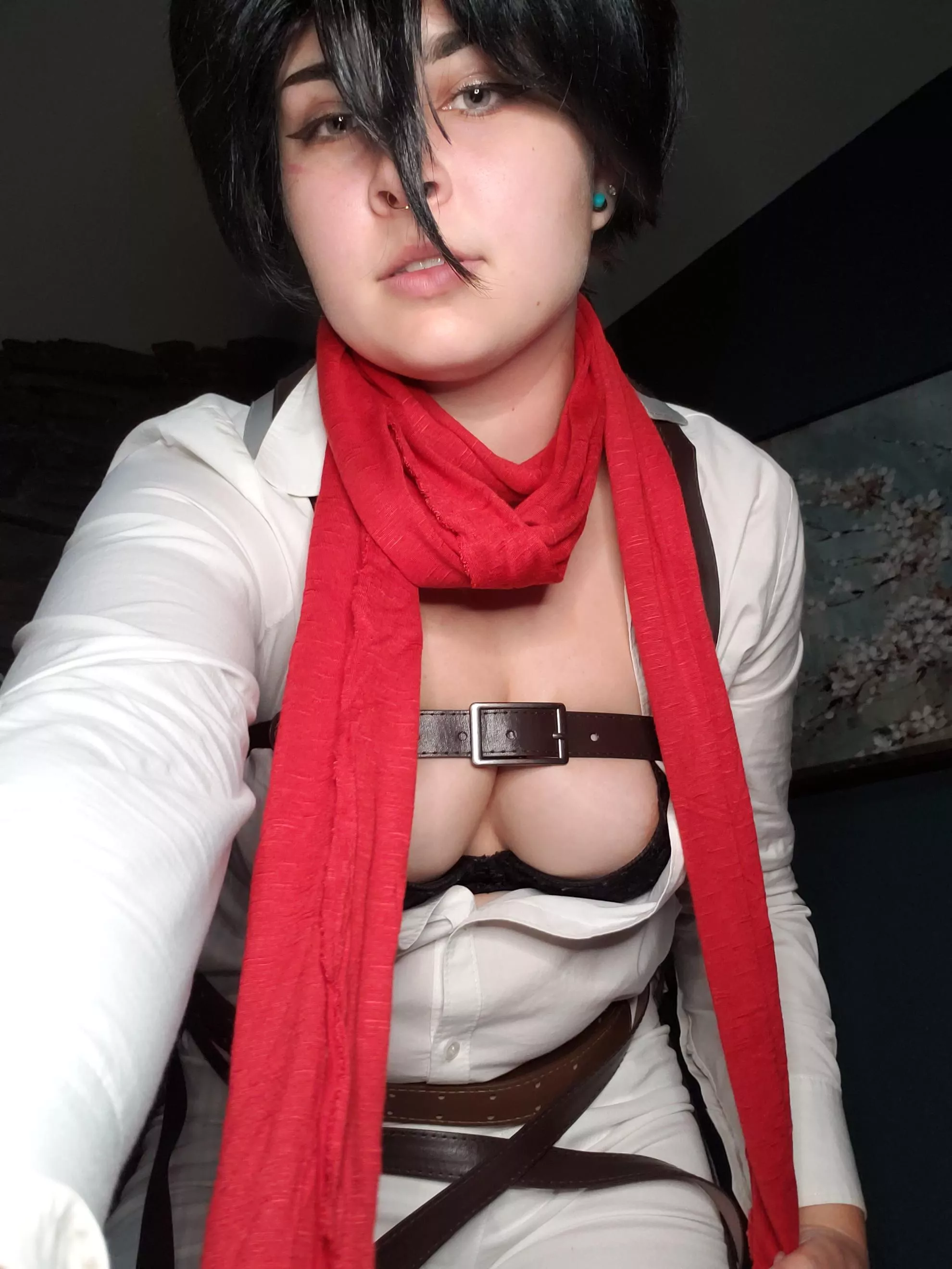 mikasa ackerman from attack on titan by bunnyymilkk posted by layne16888